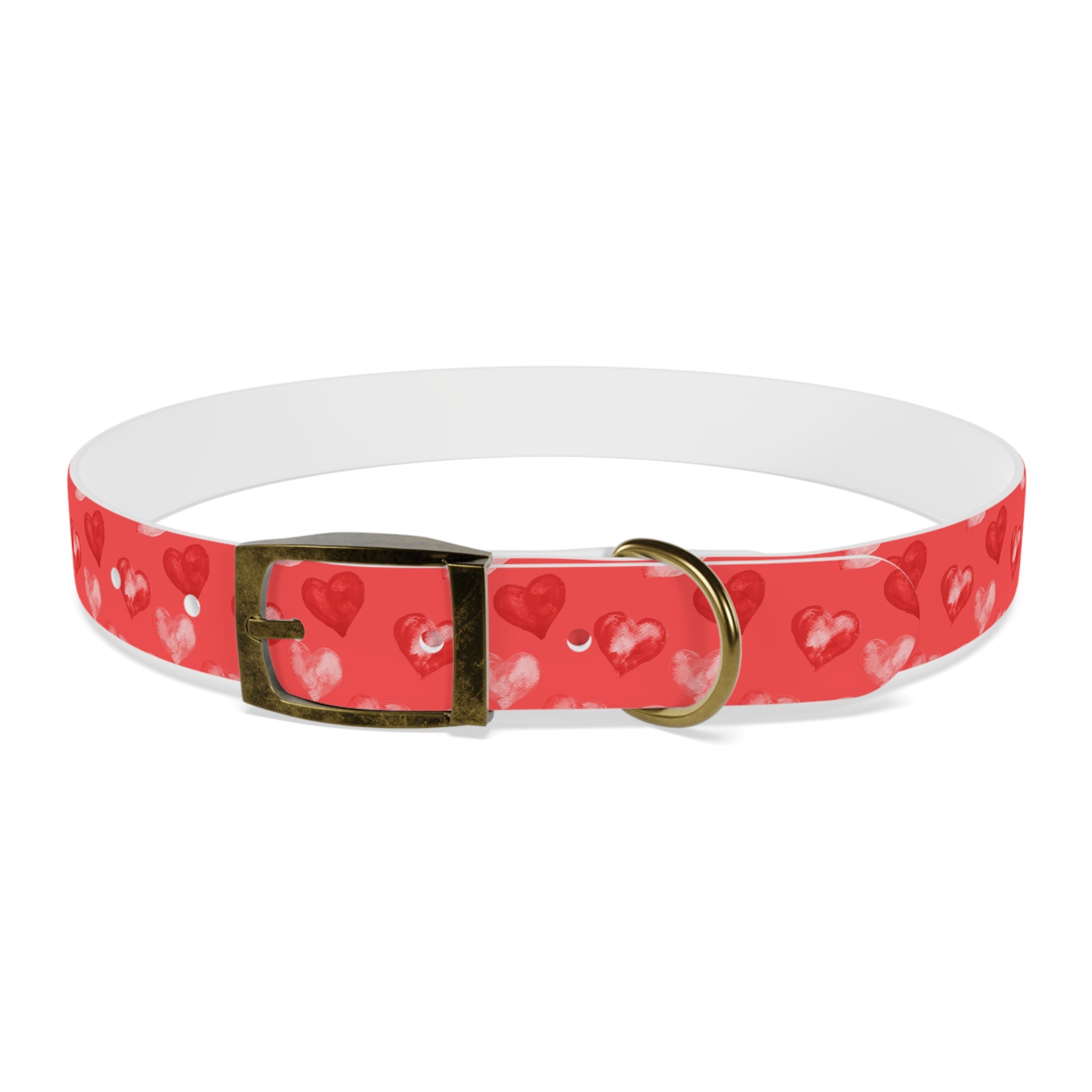 Valentine's Day Hearts Dog Collar