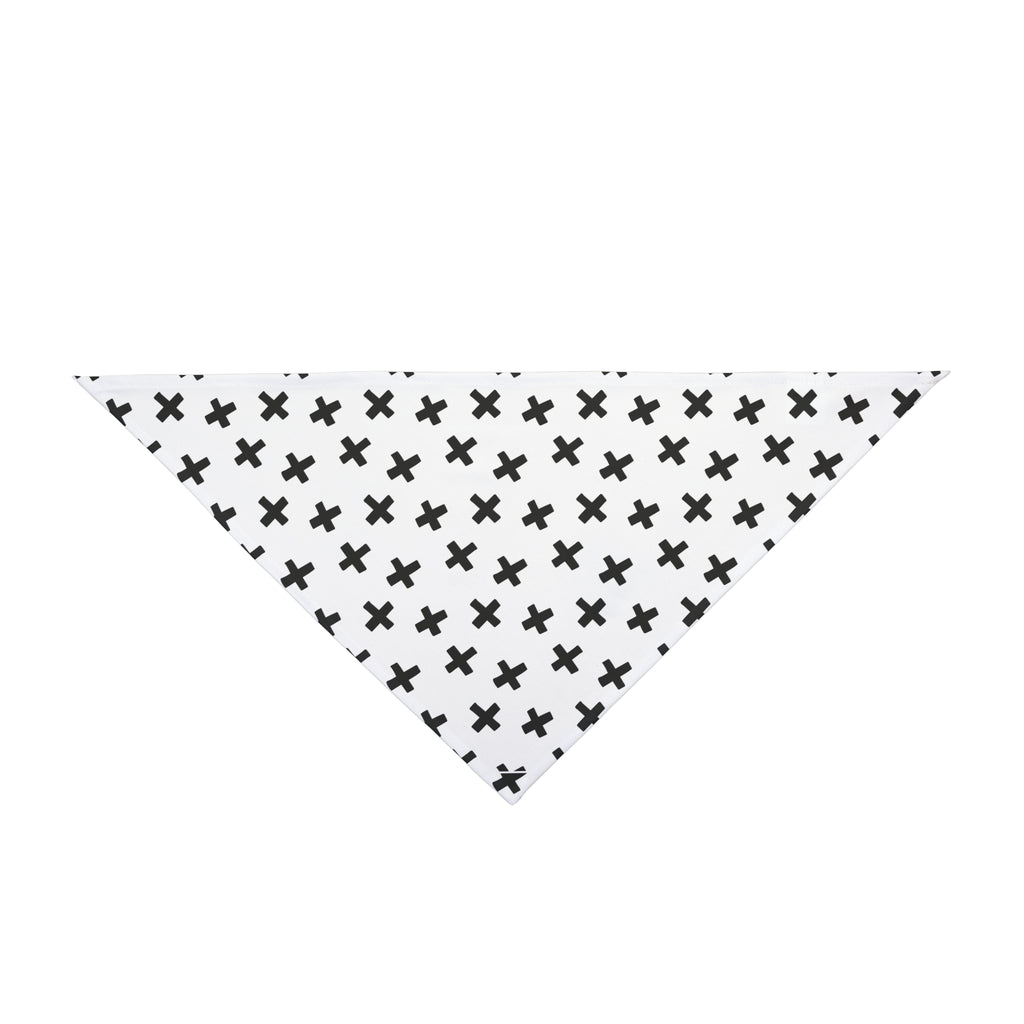Black Crosses Dog Bandana