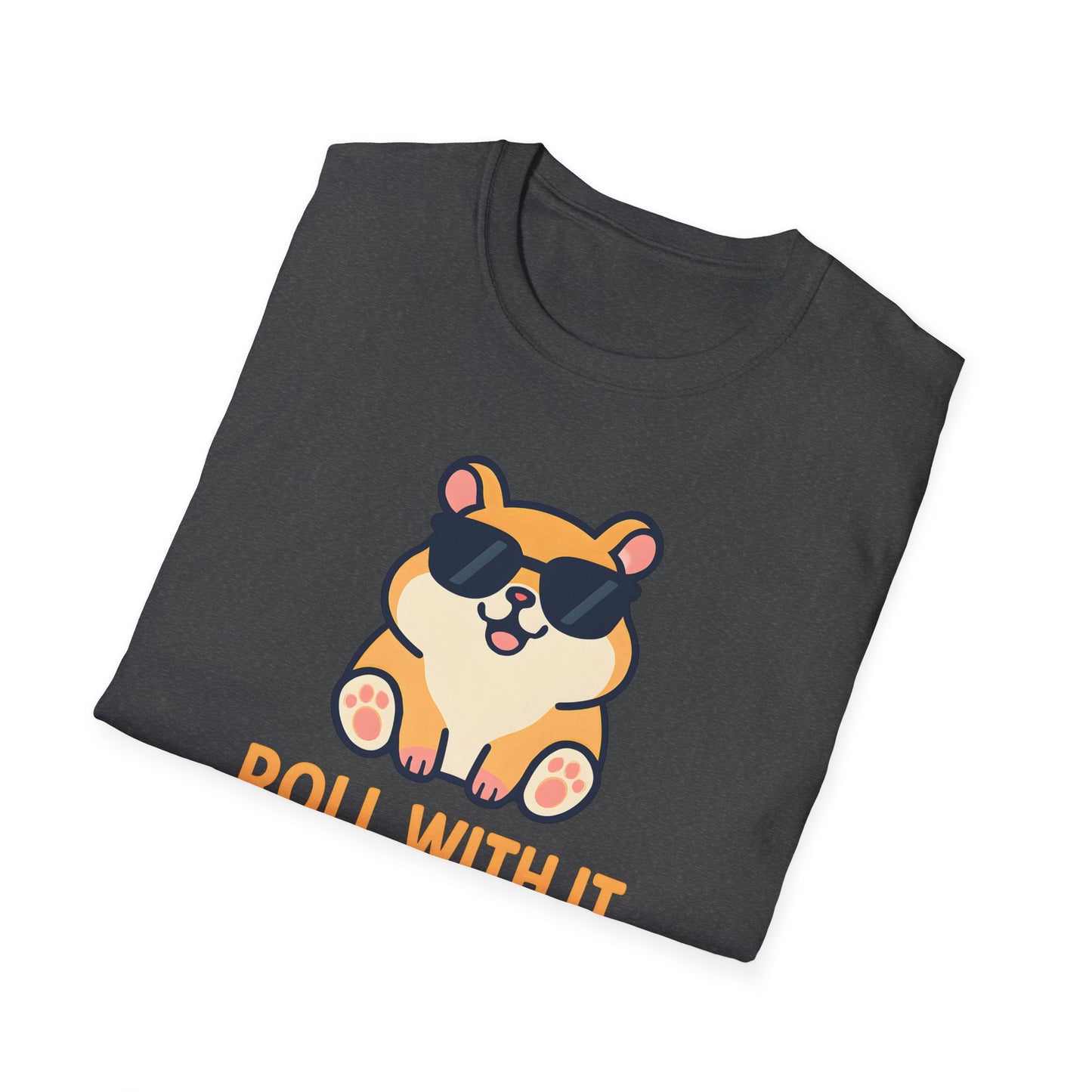 Corgi With Sunglasses Roll With It T-Shirt