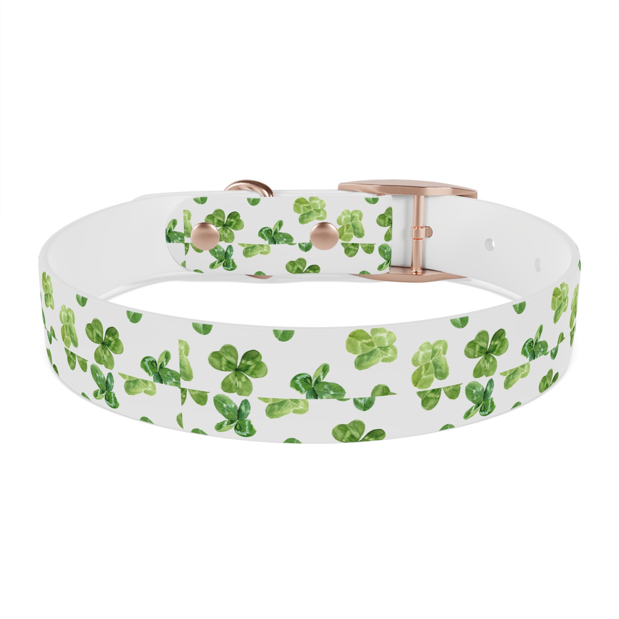 St Patrick's Day Clovers Dog Collar