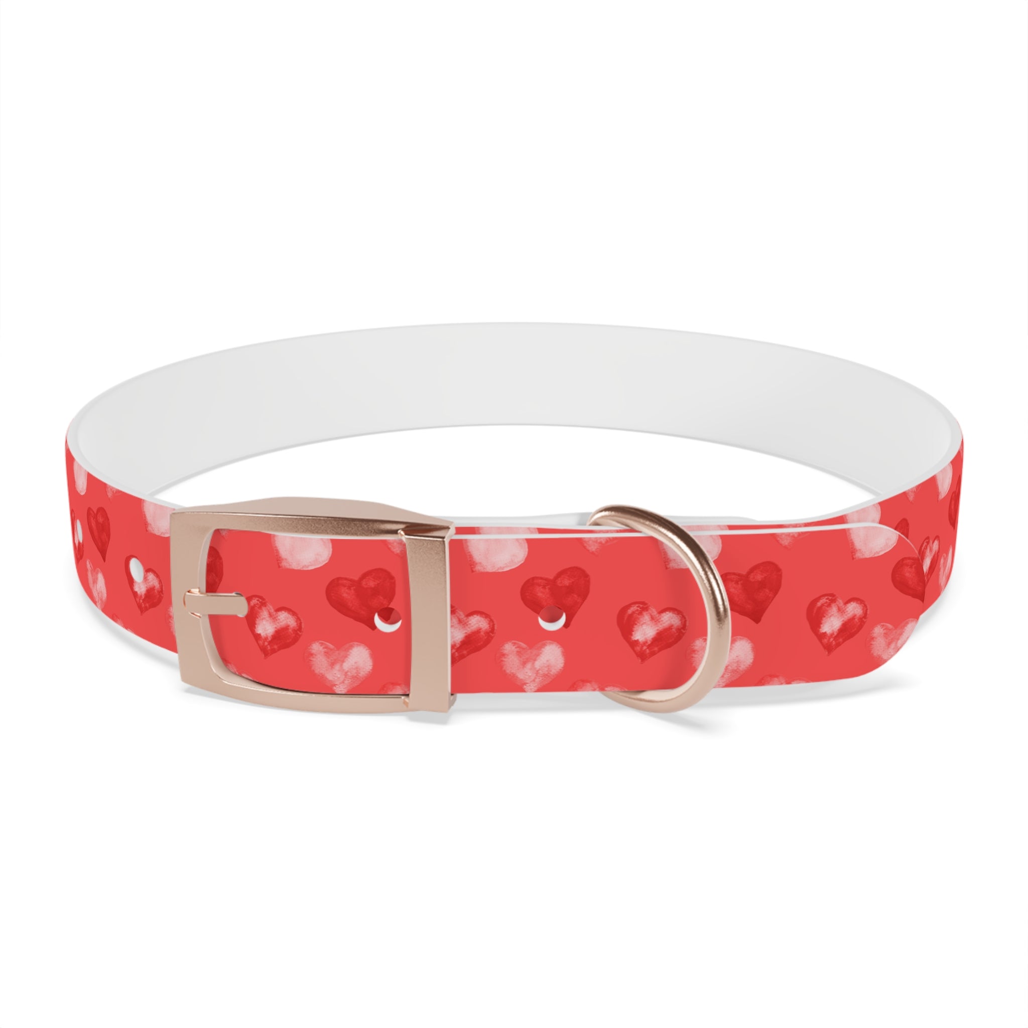 Valentine's Day Hearts Dog Collar