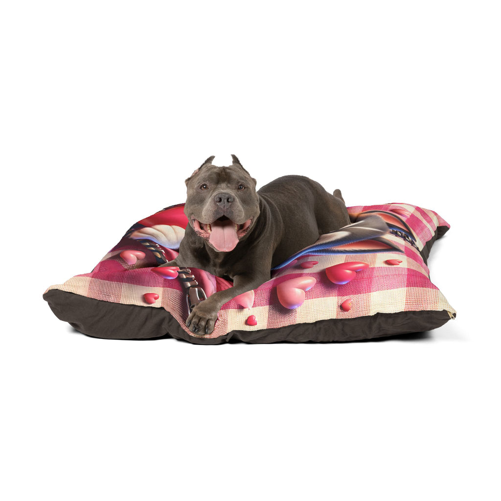 Husky Valentine's Dog Bed