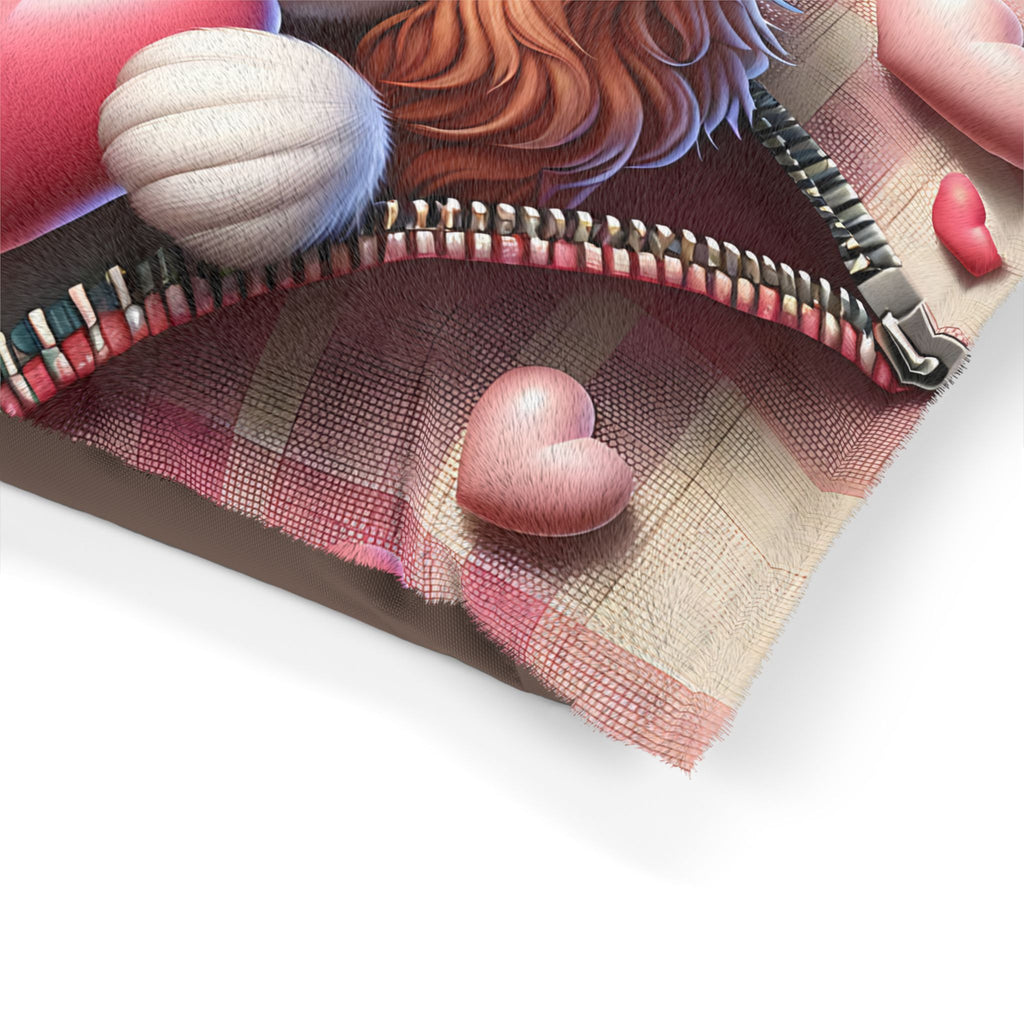 King Charles Cavalier Valentine's Dog Bed