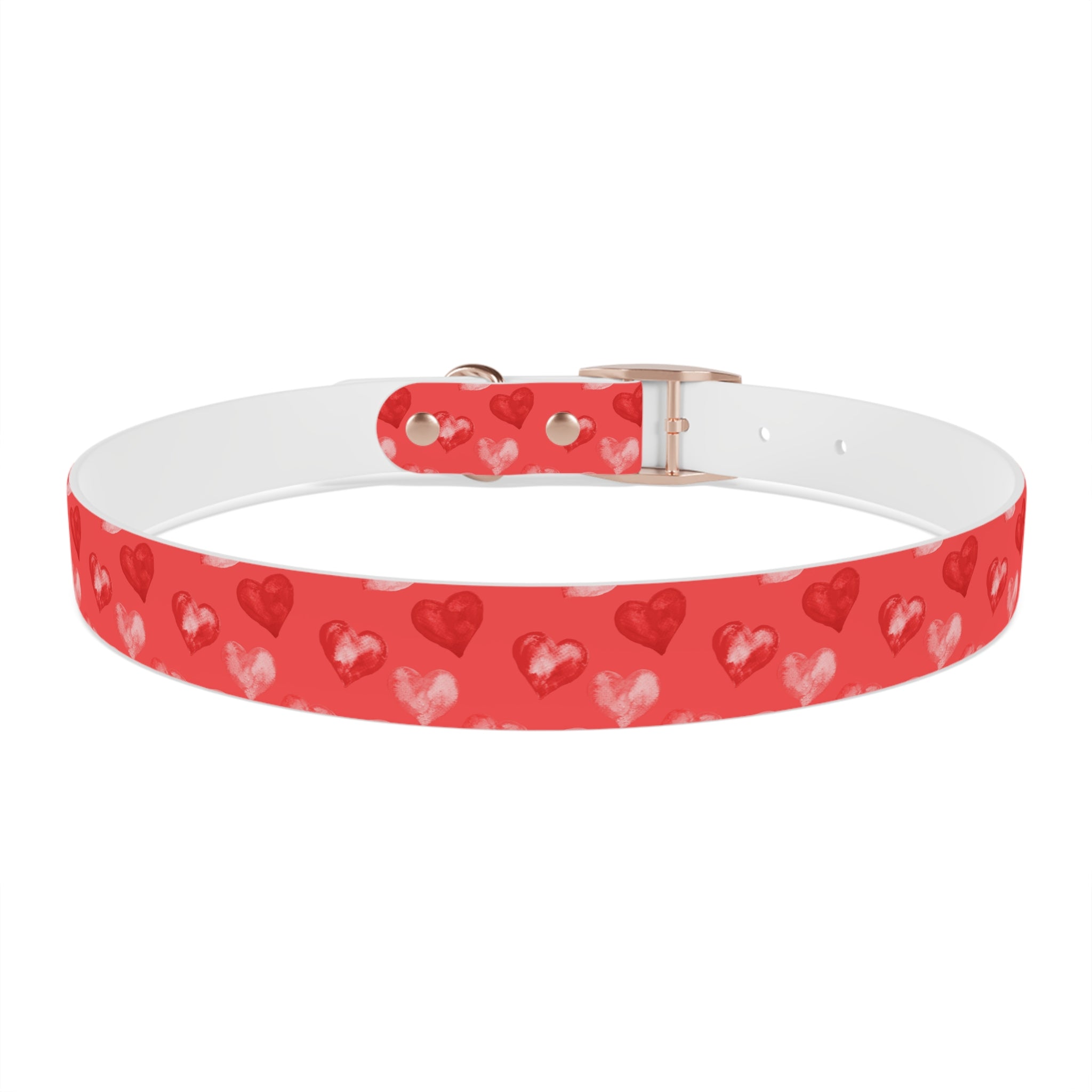 Valentine's Day Hearts Dog Collar