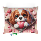 King Charles Cavalier Valentine's Dog Bed