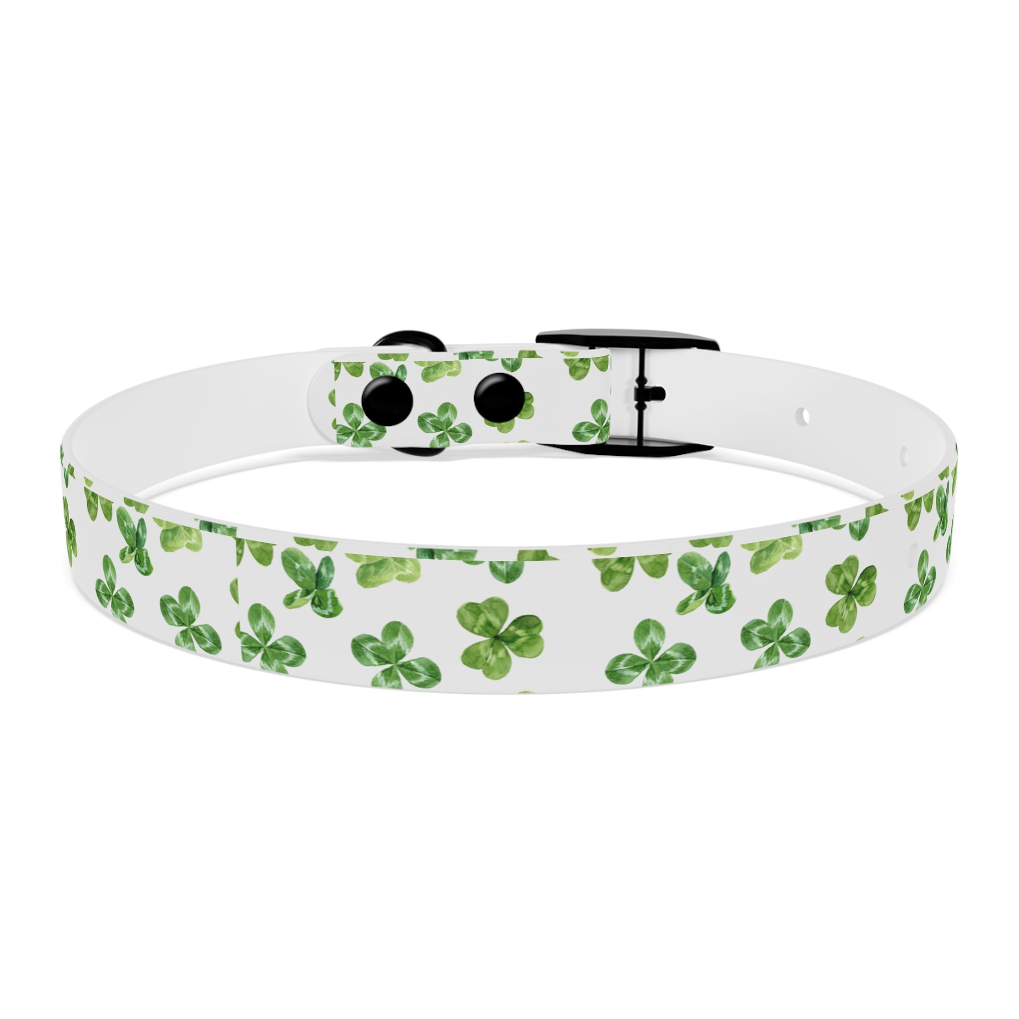 St Patrick's Day Clovers Dog Collar