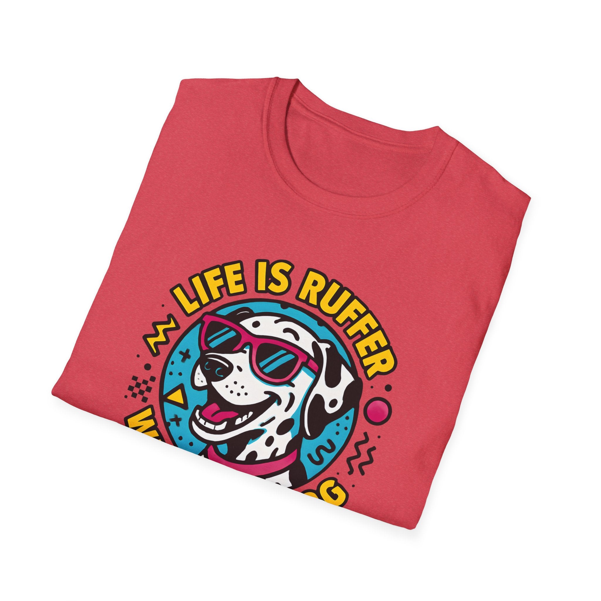 Life Is Ruffer without a Dog, Dalmatian T-Shirt