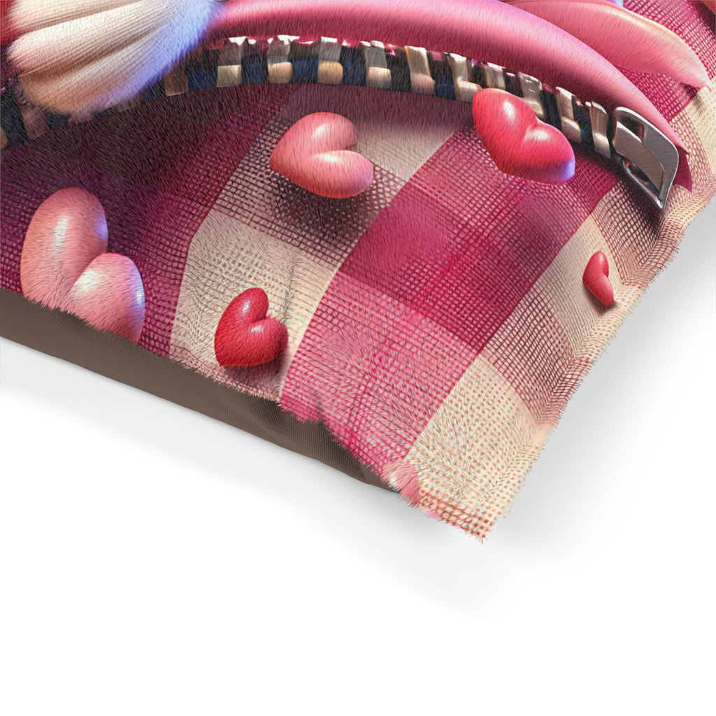 Husky Valentine's Dog Bed