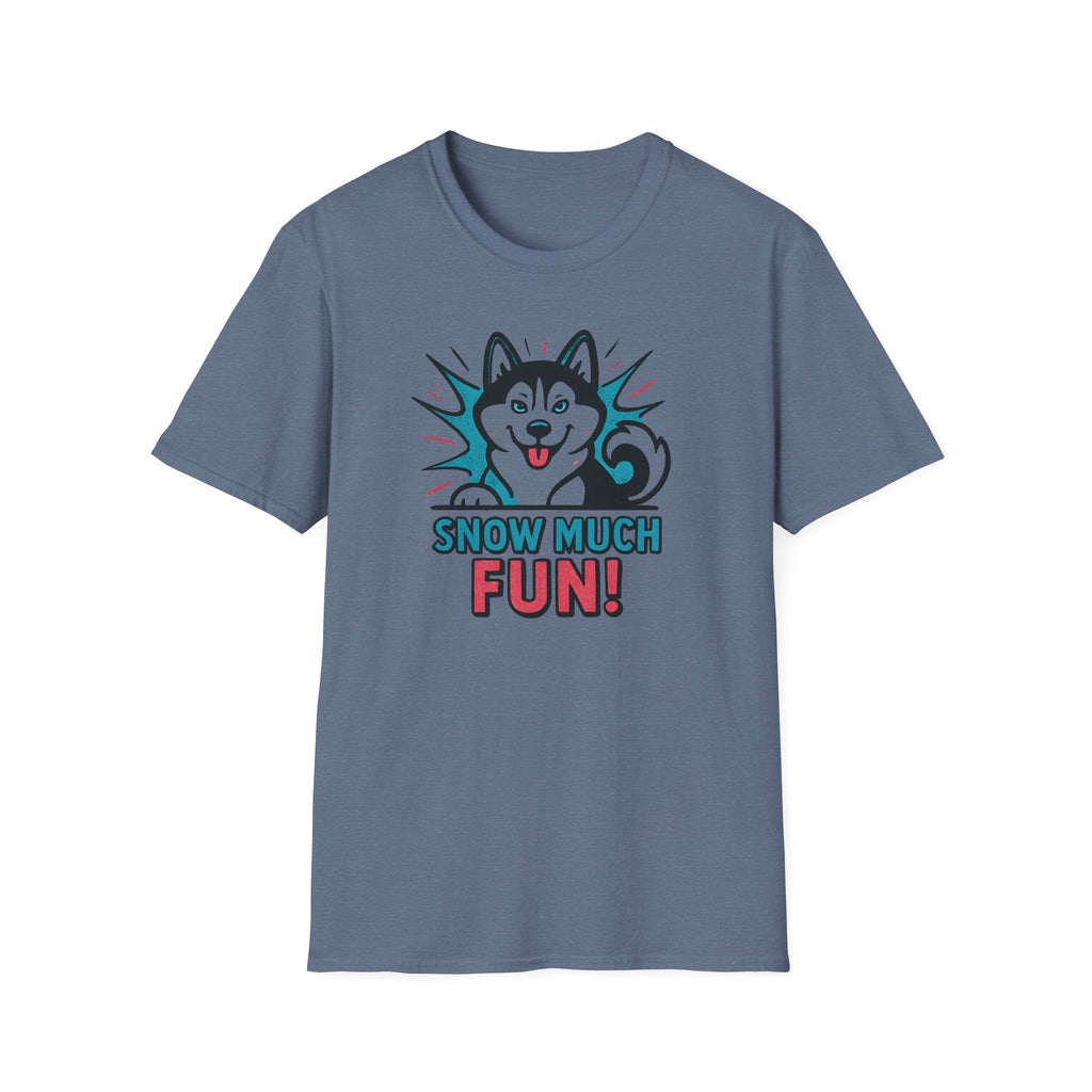 Husky Snow Much Fun T-Shirt