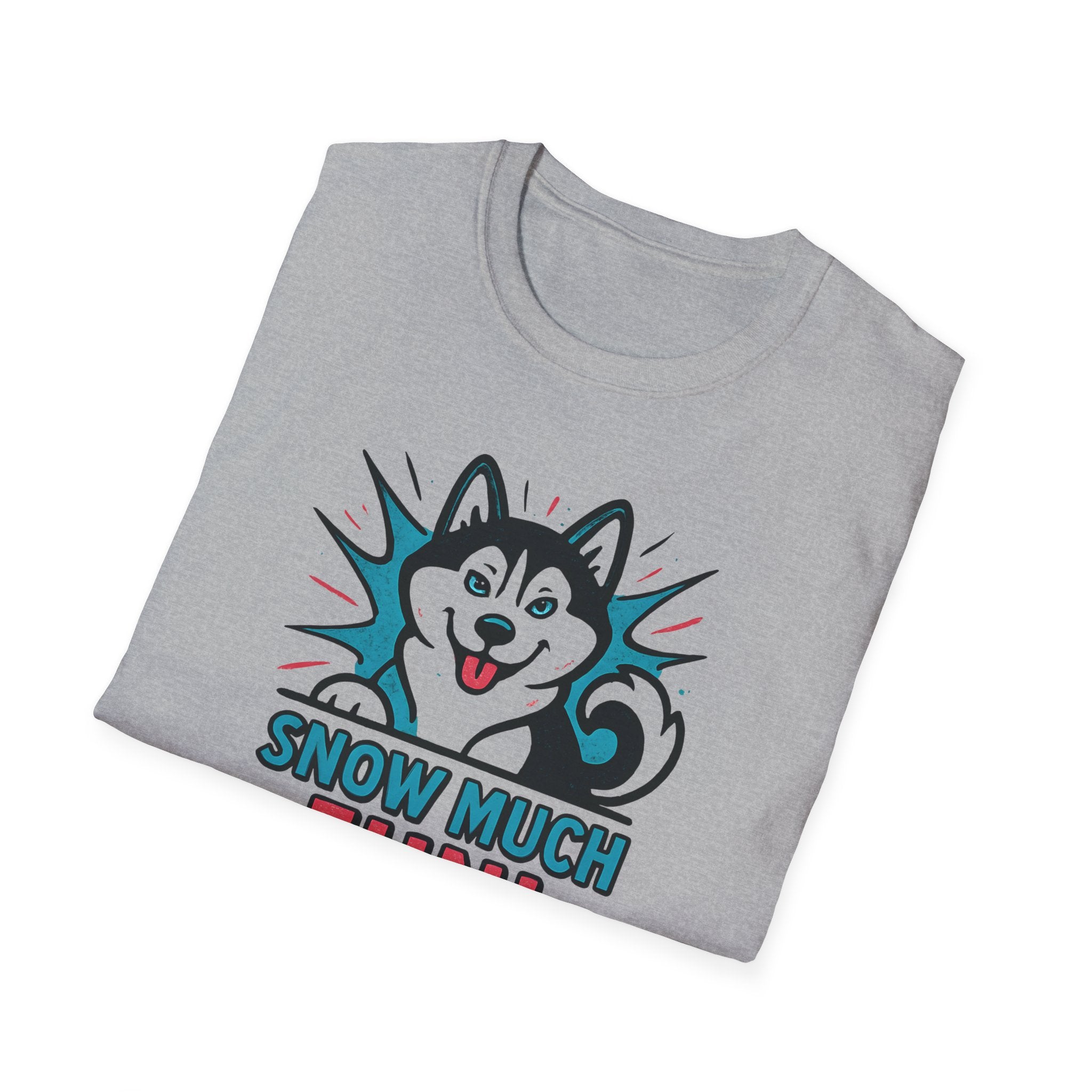 Husky Snow Much Fun T-Shirt