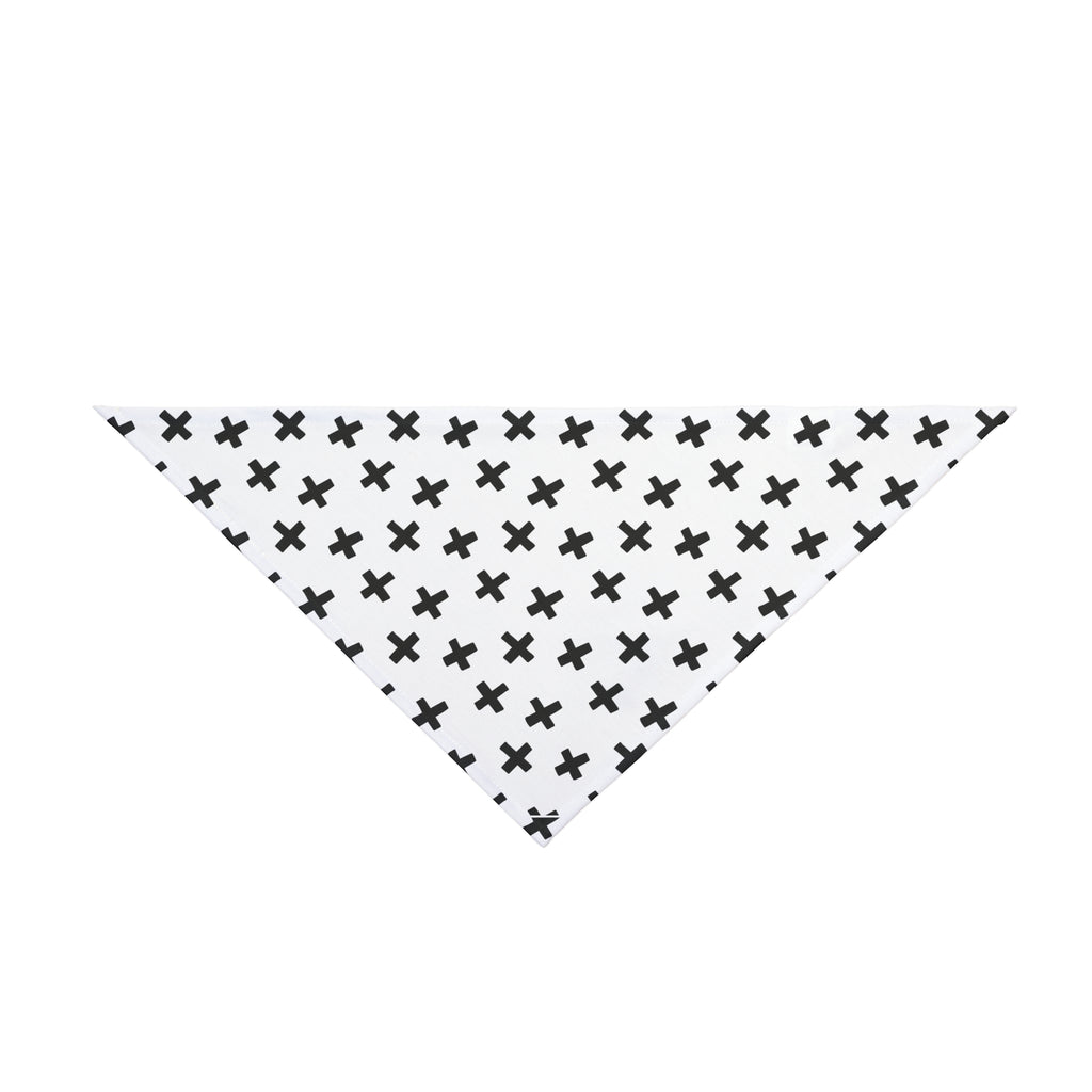Black Crosses Dog Bandana
