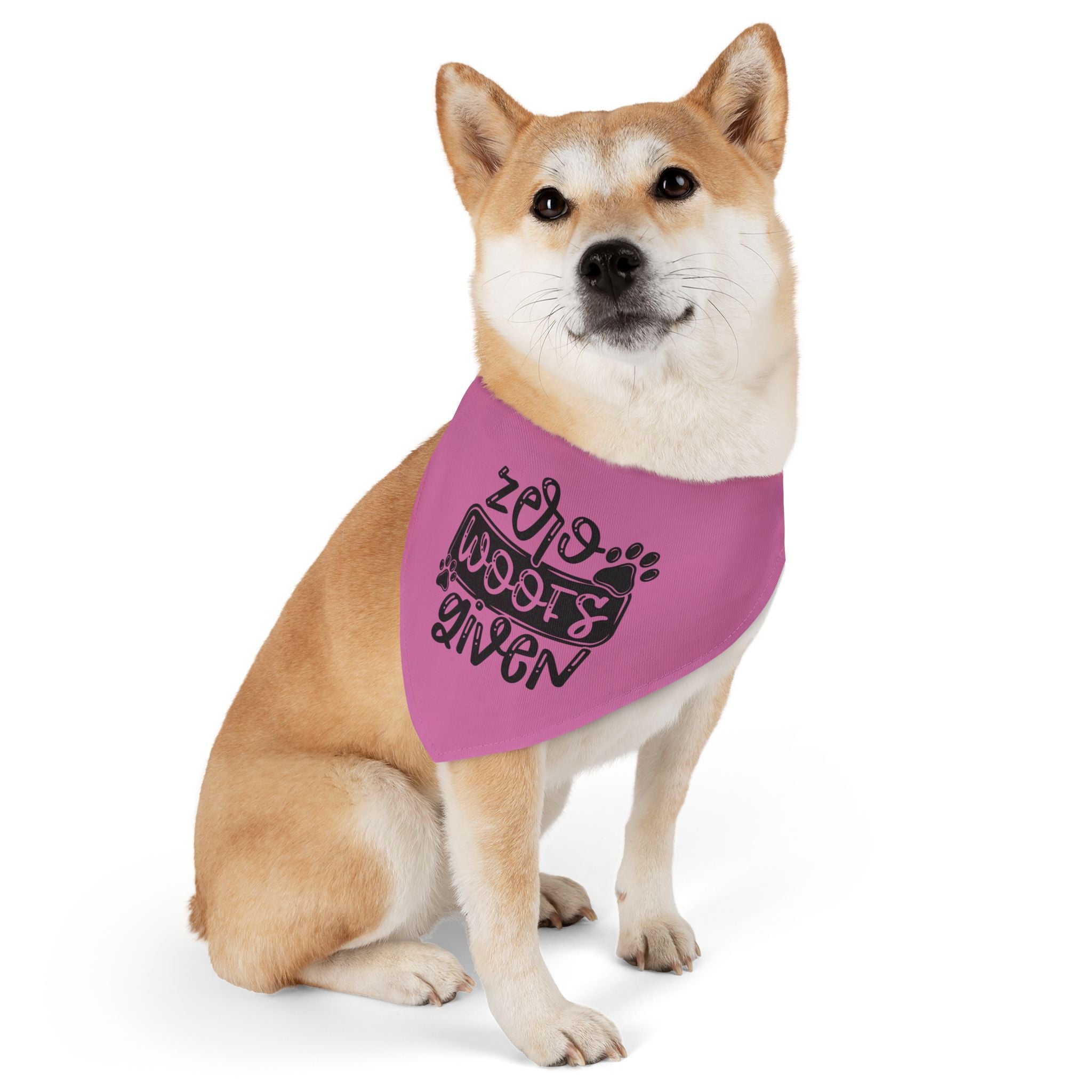 Zero Woofs Given Pet Bandana Collar
