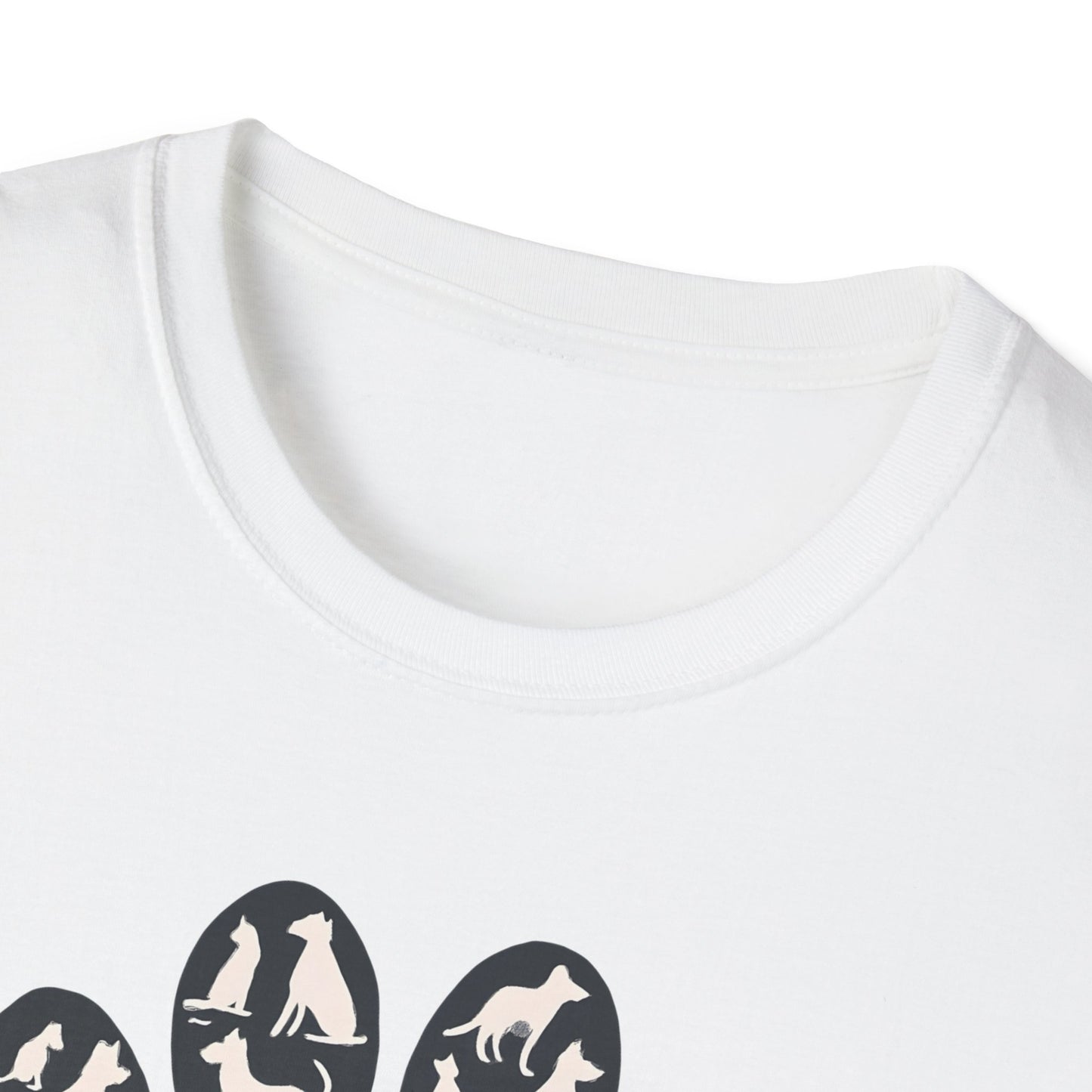 Rescue Love Paw Print T-Shirt
