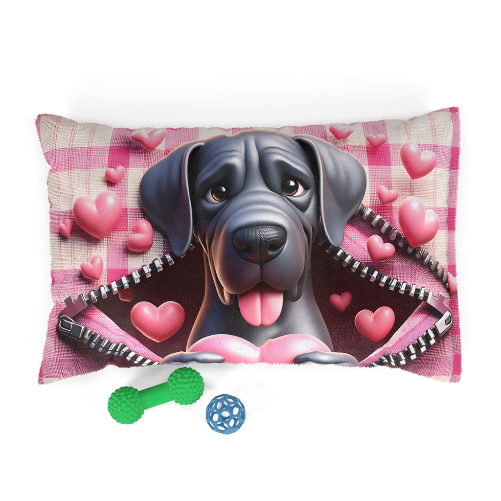Great Dane Valentine's Dog Bed