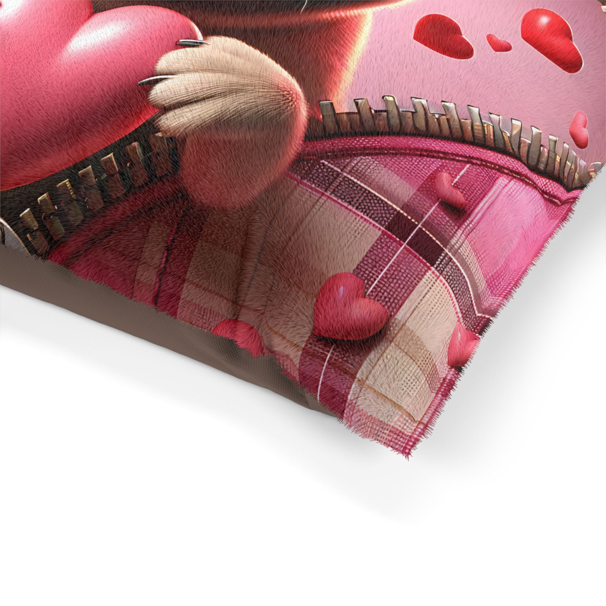 Pug Valentine's Dog Bed