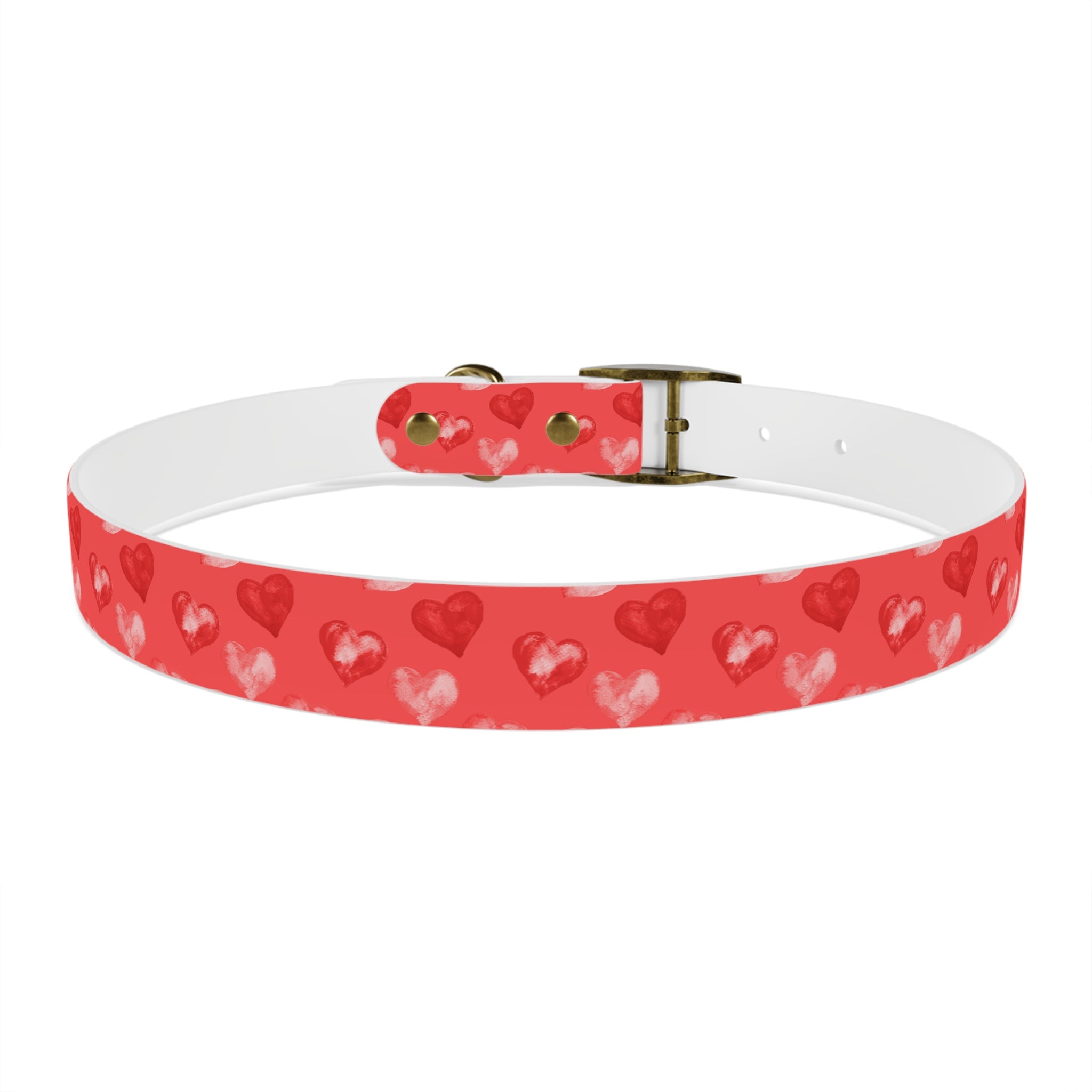 Valentine's Day Hearts Dog Collar