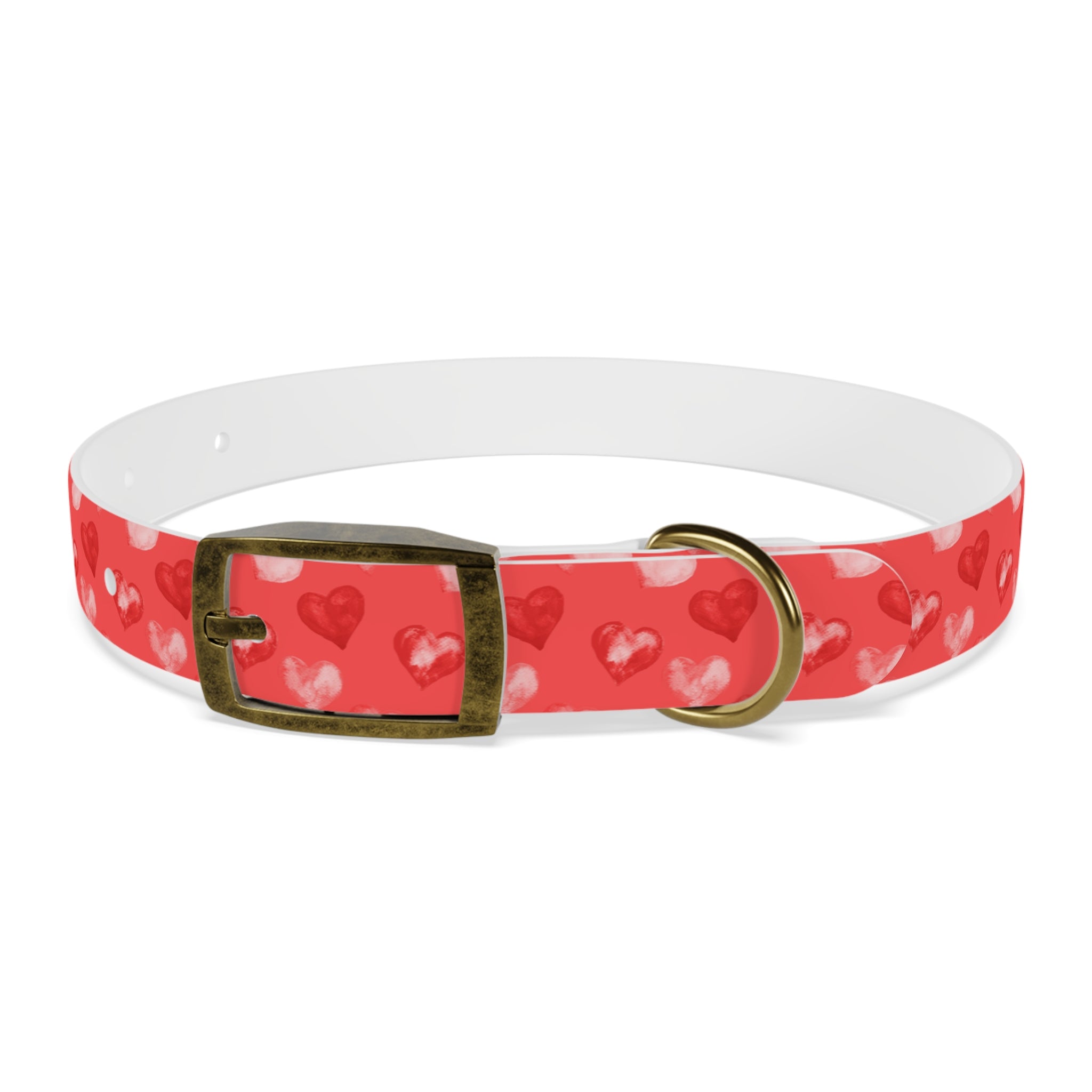 Valentine's Day Hearts Dog Collar