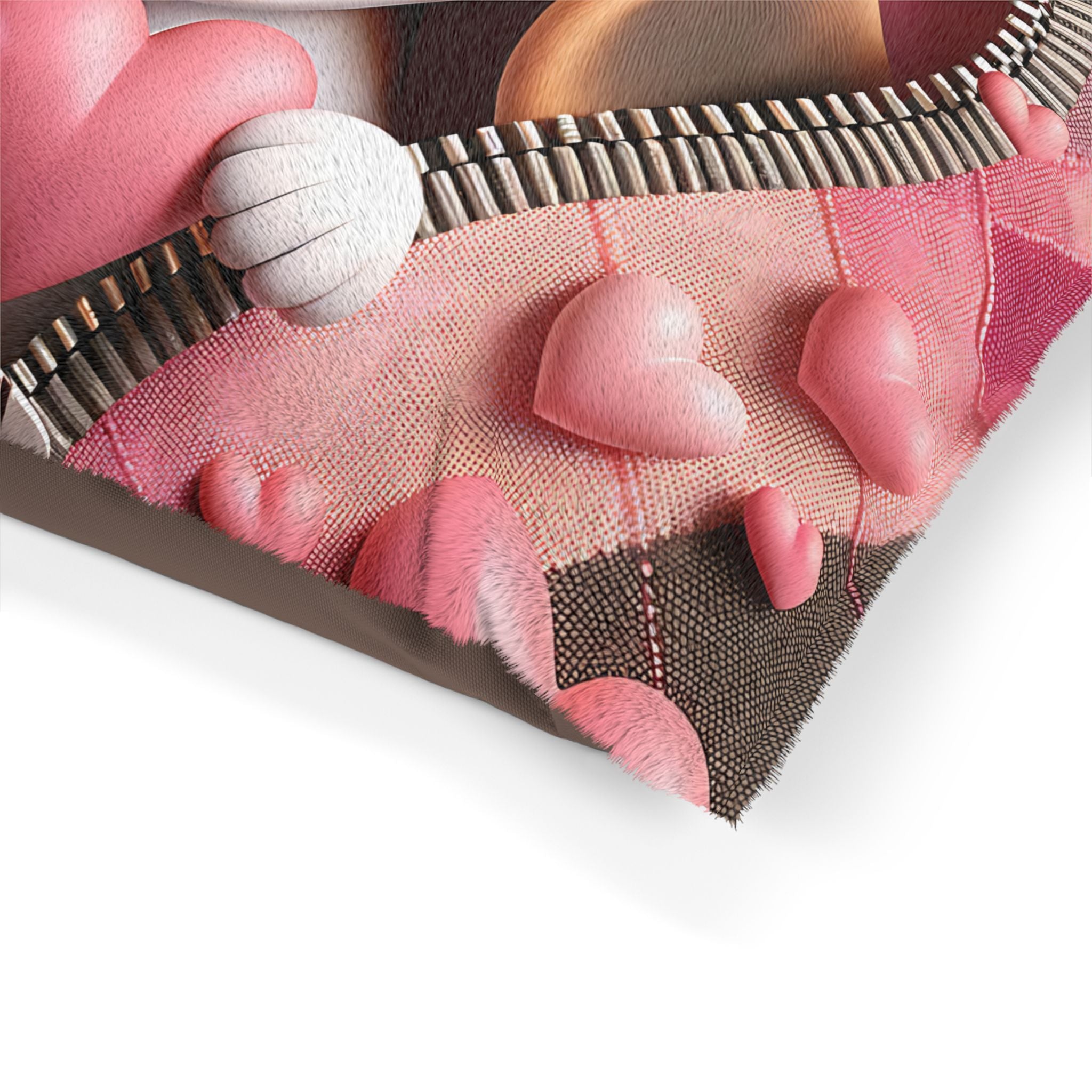 Beagle Valentine's Dog Bed