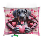 Great Dane Valentine's Dog Bed