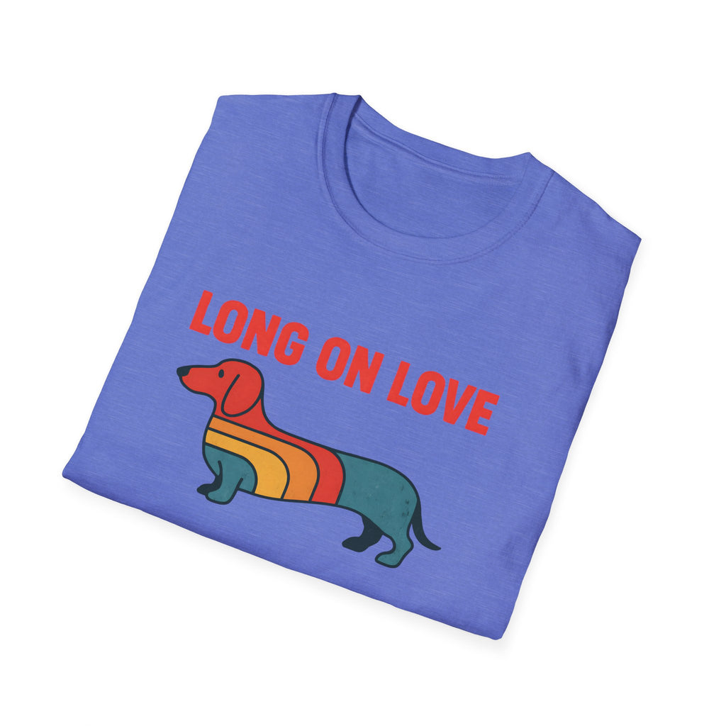 Dachshund Retro Rainbow T-Shirt