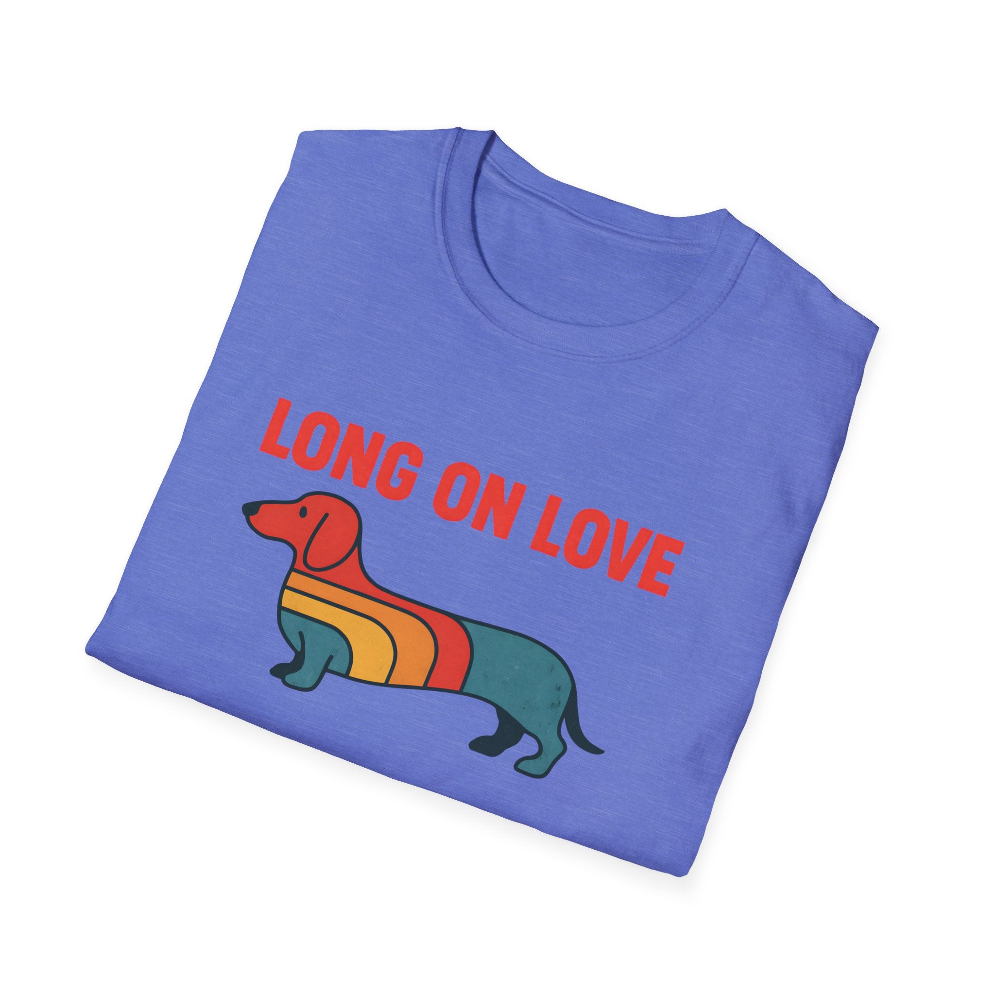 Dachshund Retro Rainbow T-Shirt