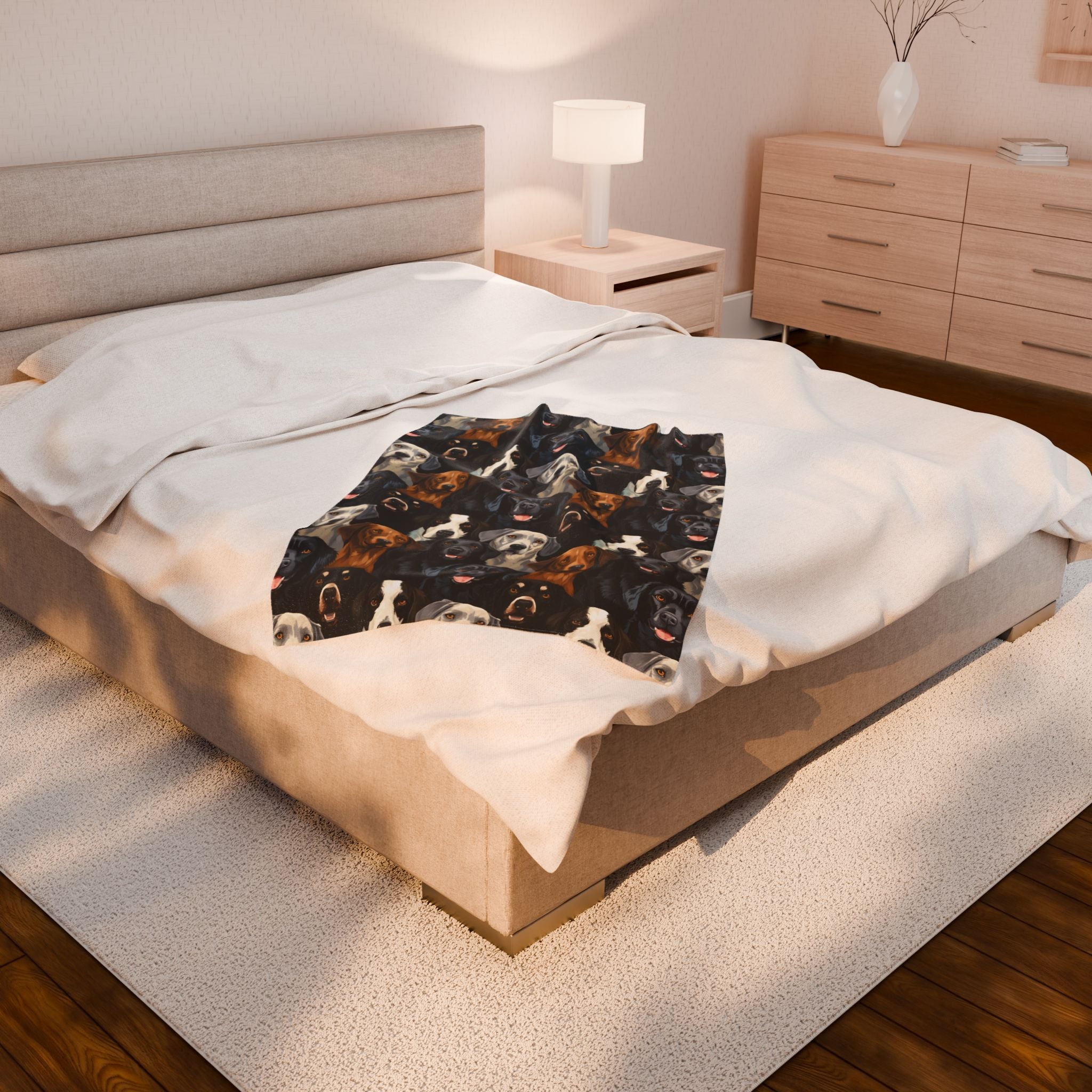 Golden Retriever Labrador Dog Blanket