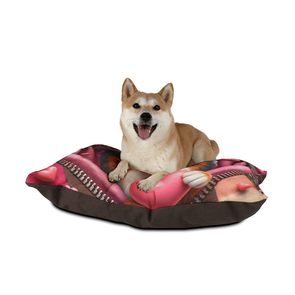 Shetland Sheepdog Valentine's Dog Bed