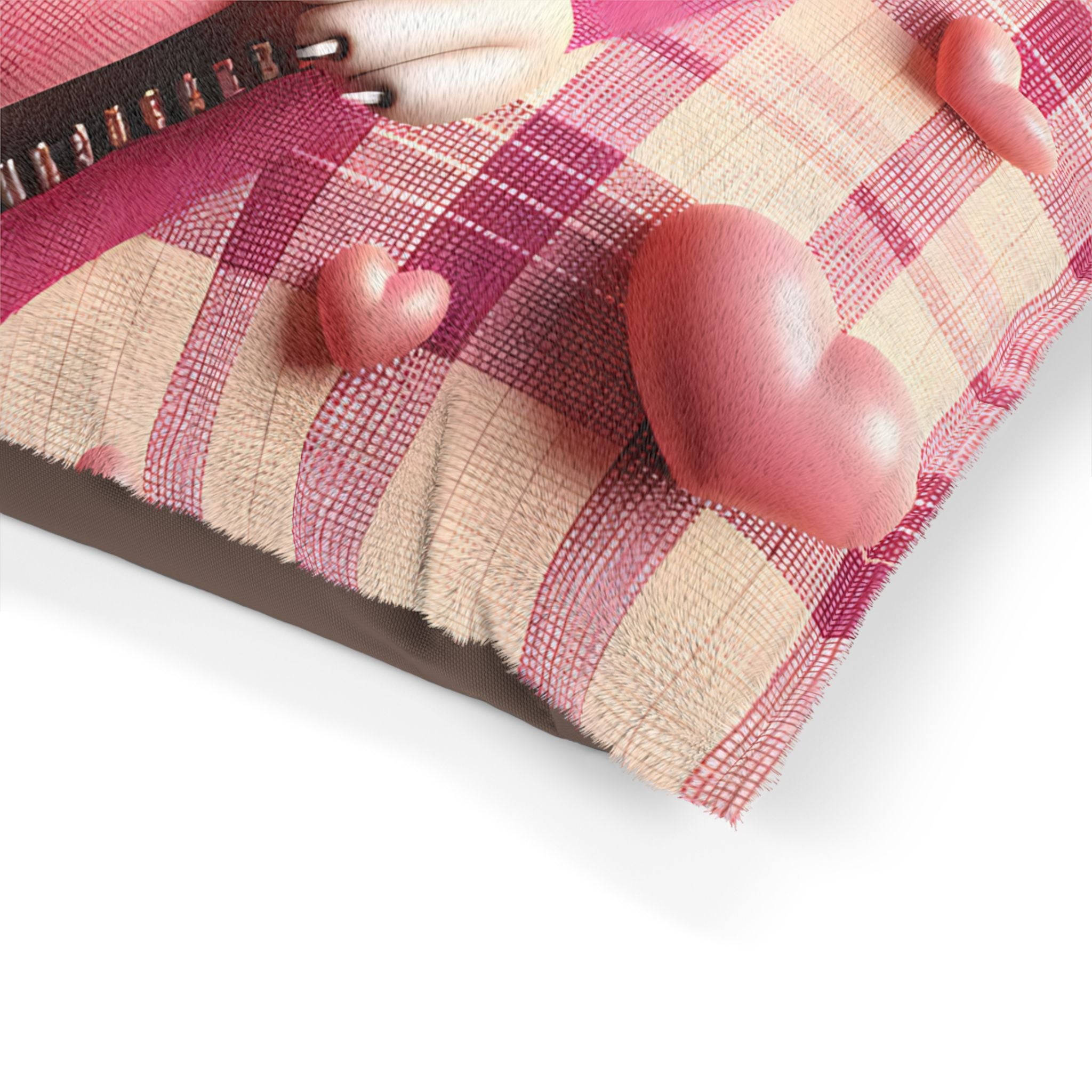 Bulldog Valentine's Dog Bed