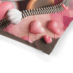 Beagle Valentine's Dog Bed