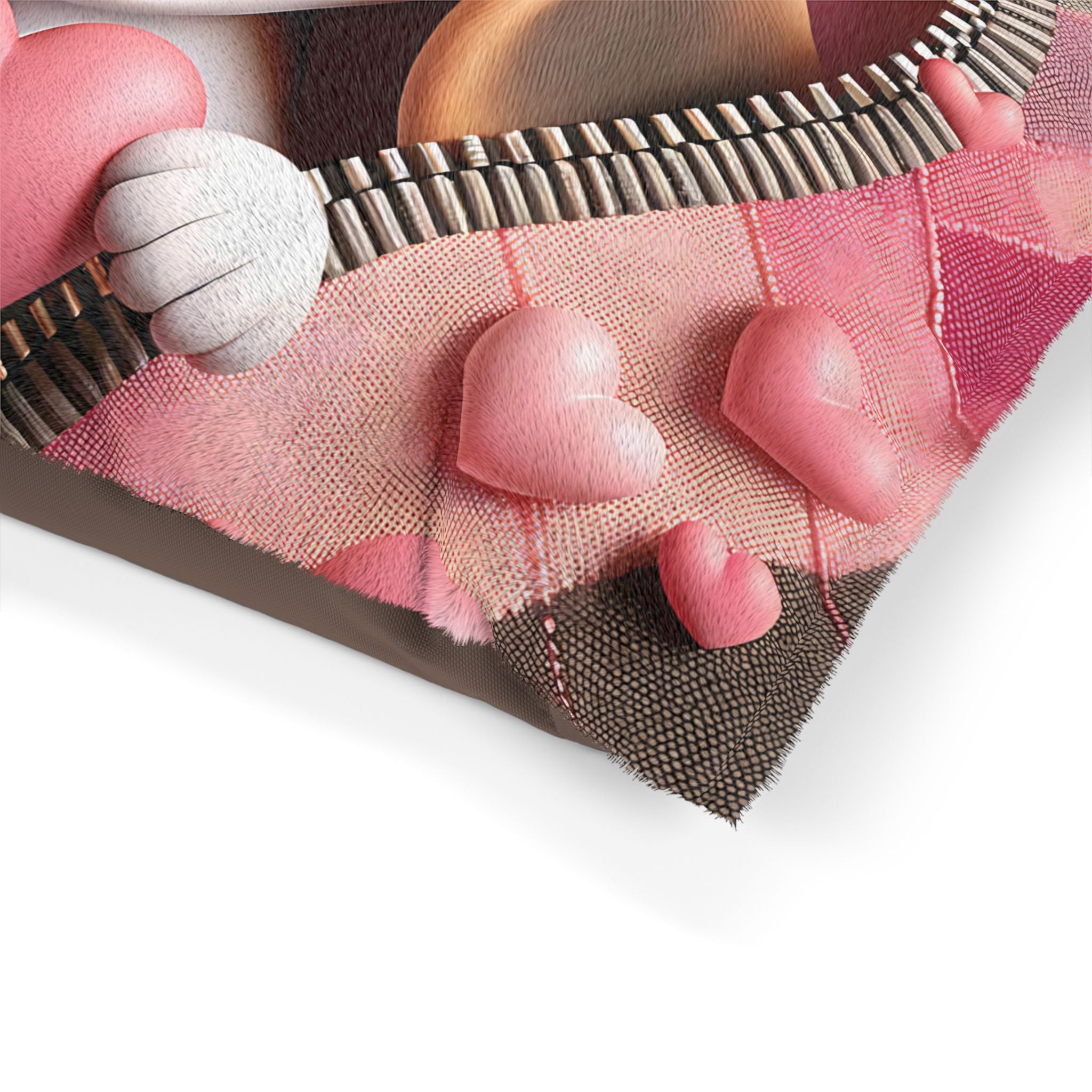 Beagle Valentine's Dog Bed