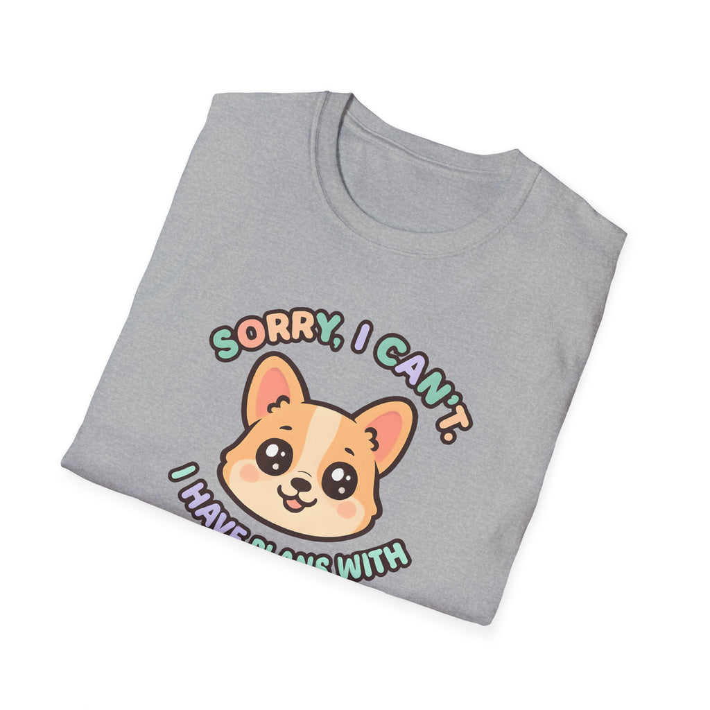Corgi Plans With My Dog T-Shirt
