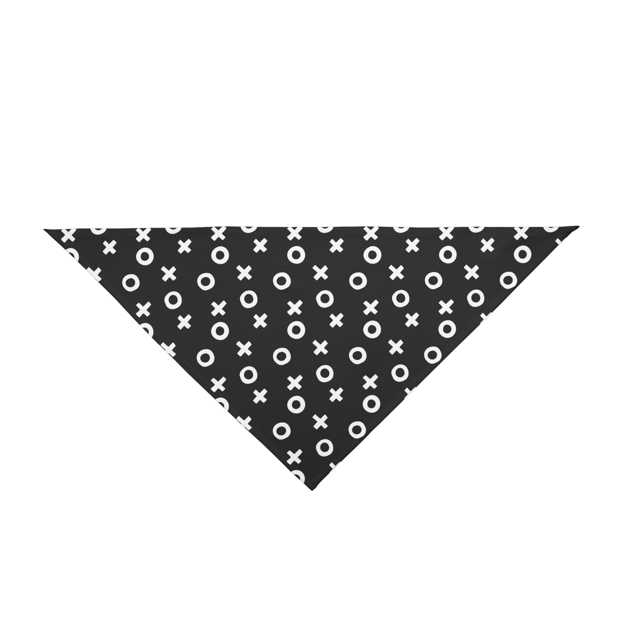 Black & White Naughts and Crosses Dog Bandana