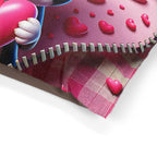 Boston Terrier Valentine's Dog Bed