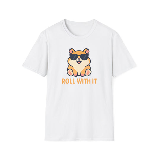 Corgi With Sunglasses Roll With It T-Shirt