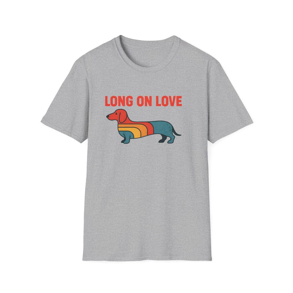 Dachshund Retro Rainbow T-Shirt