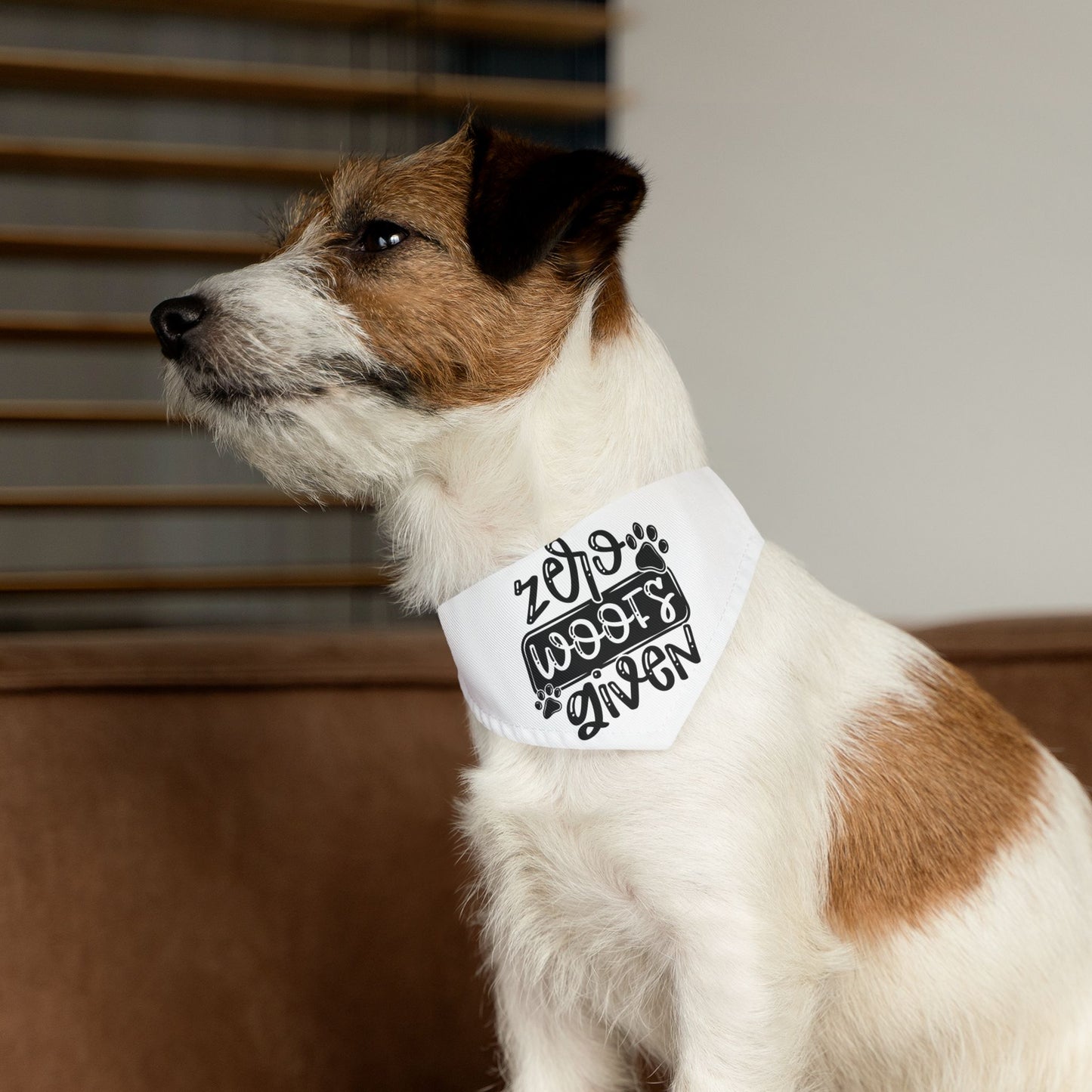 Zero Woofs Given Pet Bandana Collar