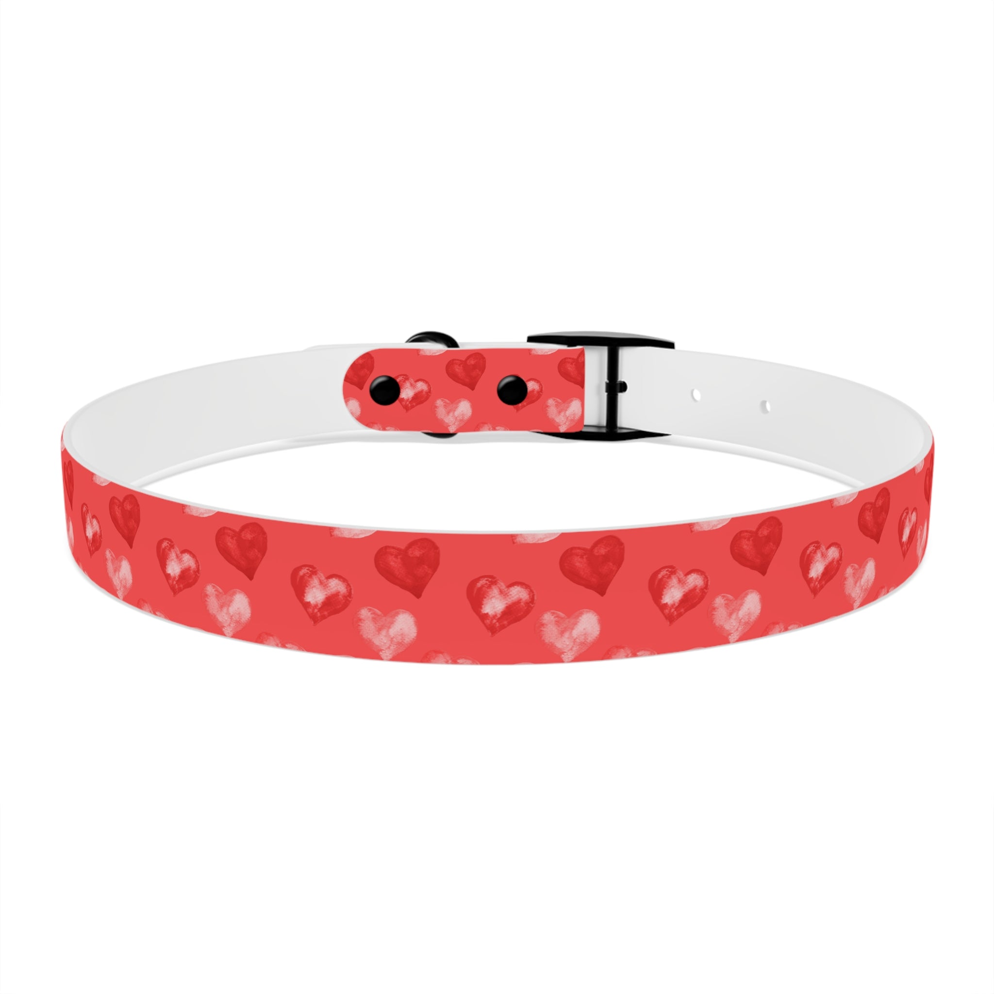 Valentine's Day Hearts Dog Collar