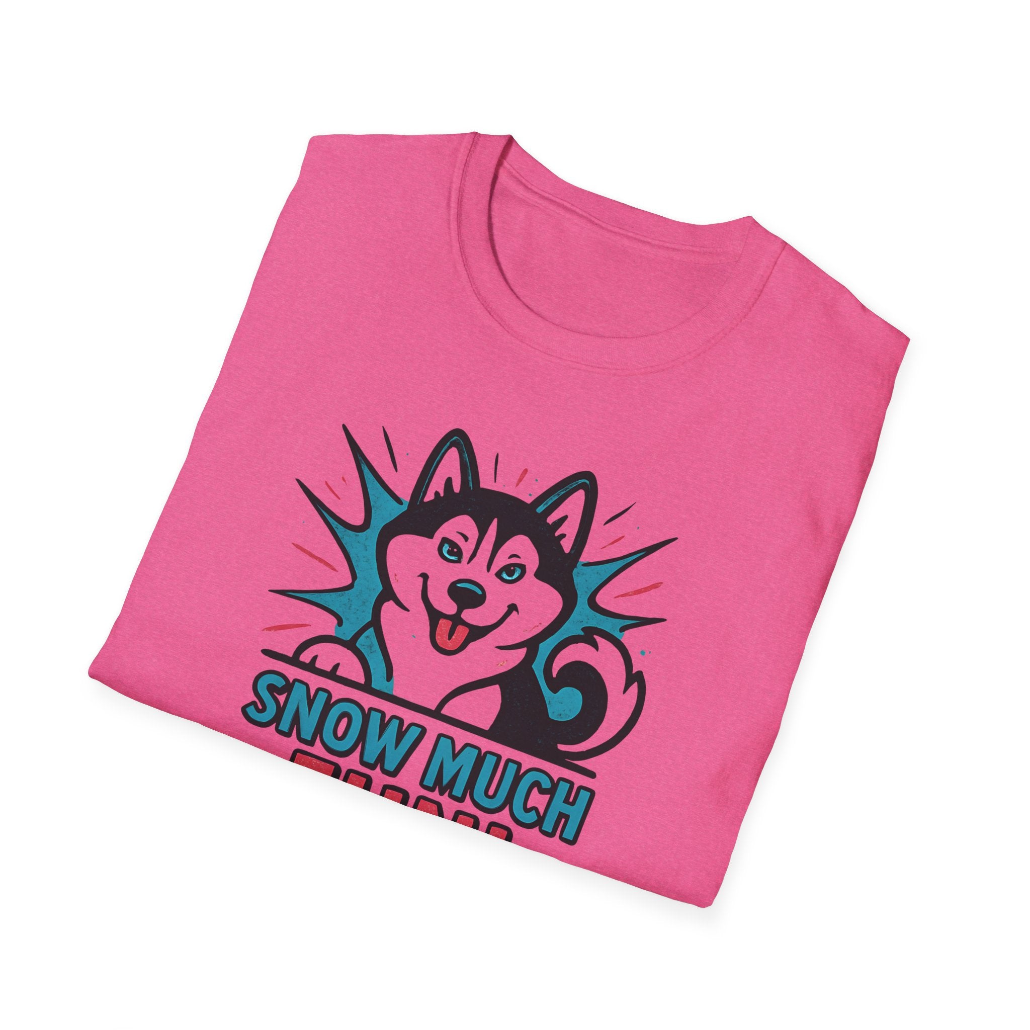 Husky Snow Much Fun T-Shirt