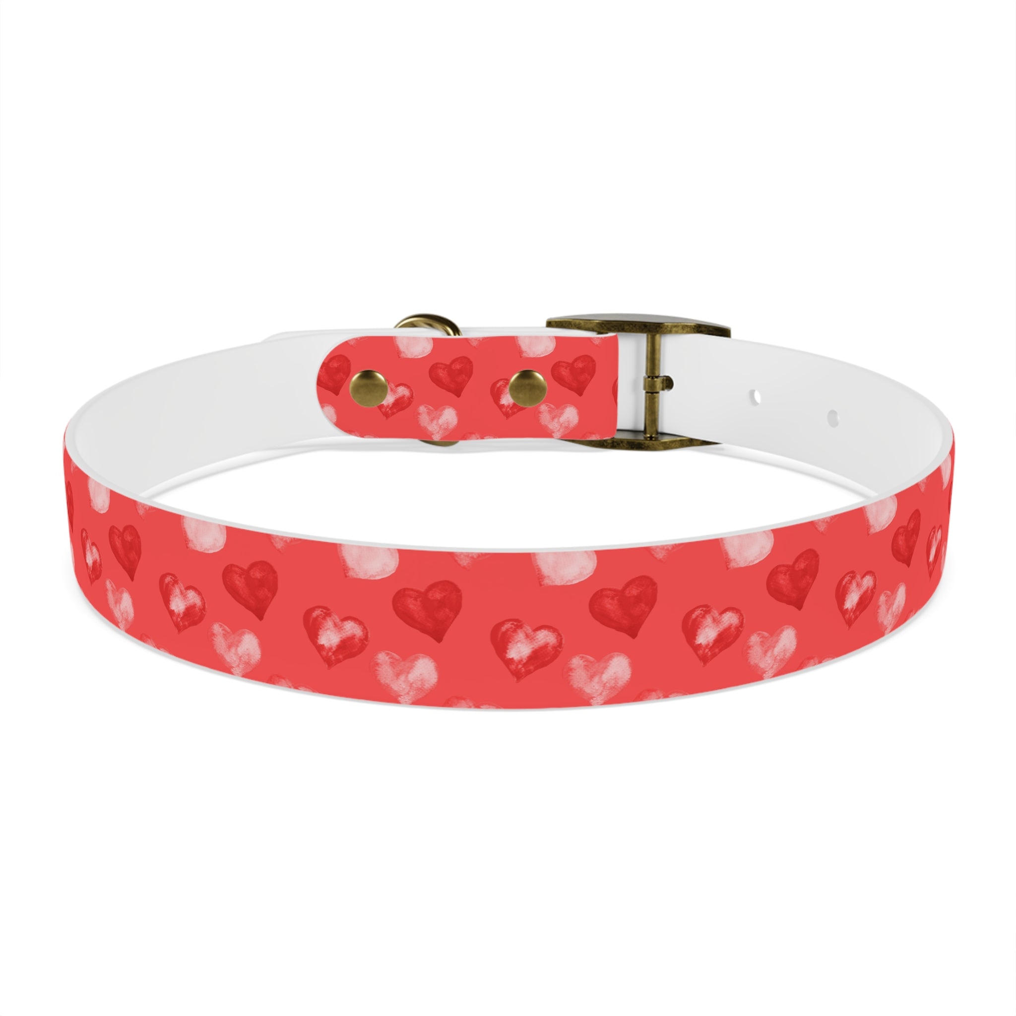 Valentine's Day Hearts Dog Collar