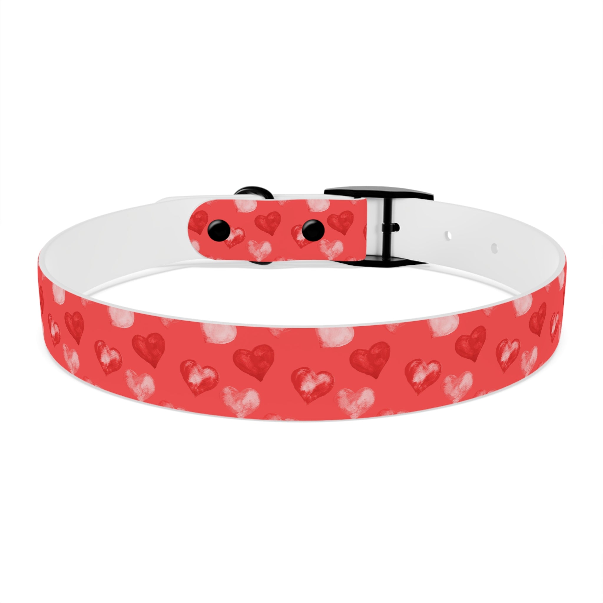 Valentine's Day Hearts Dog Collar