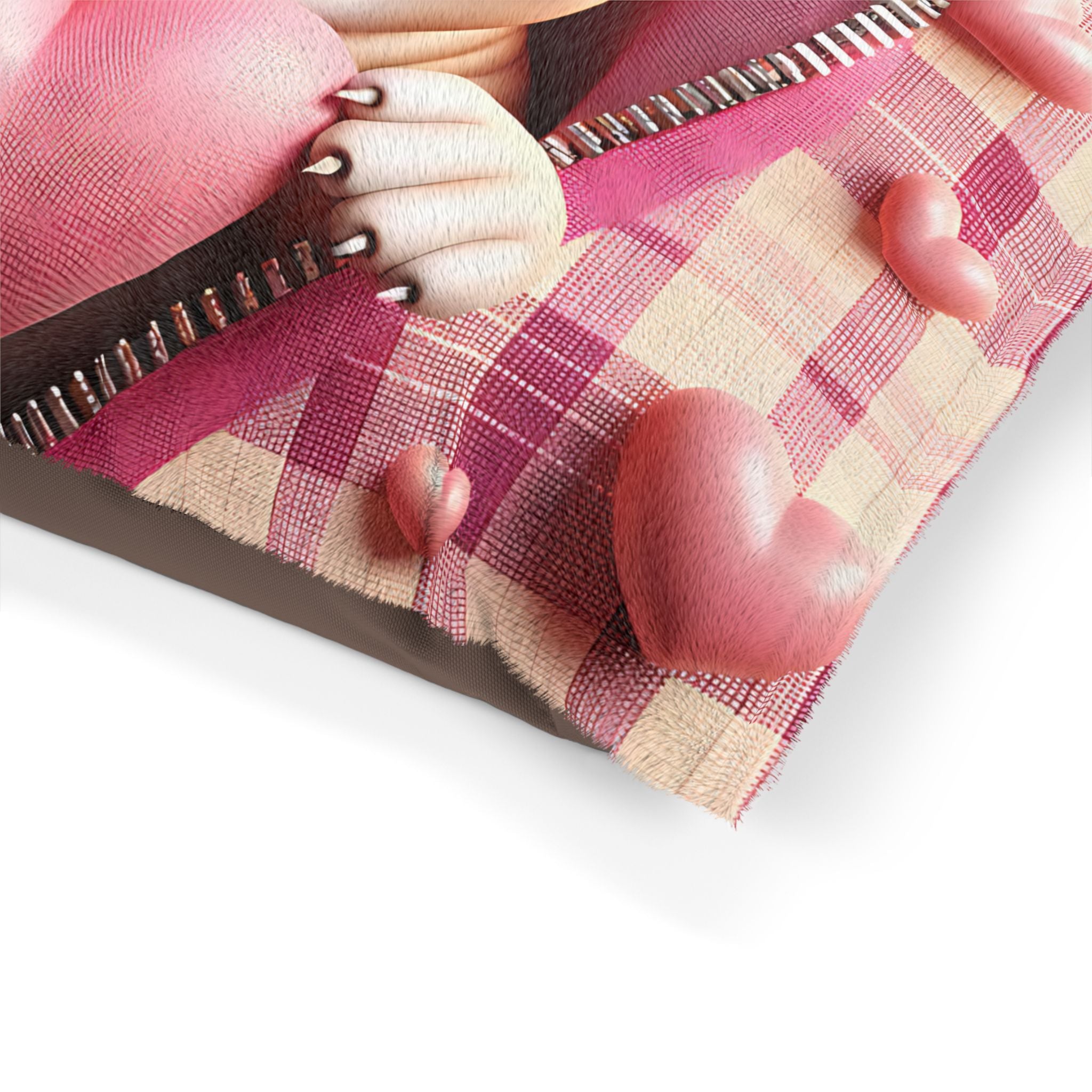 Bulldog Valentine's Dog Bed