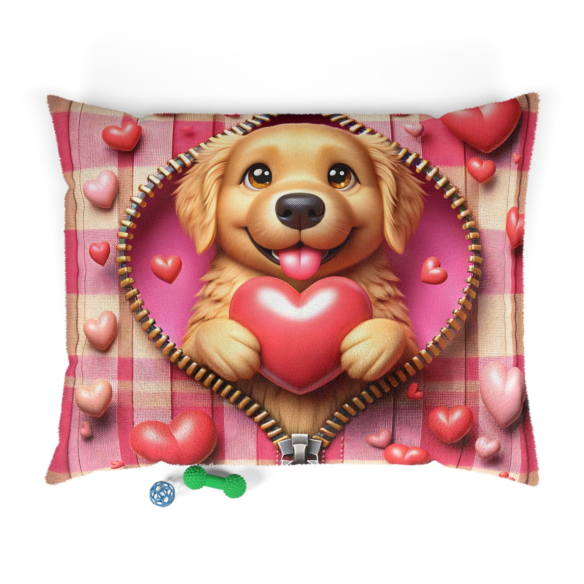 Labrador Valentine's Dog Bed