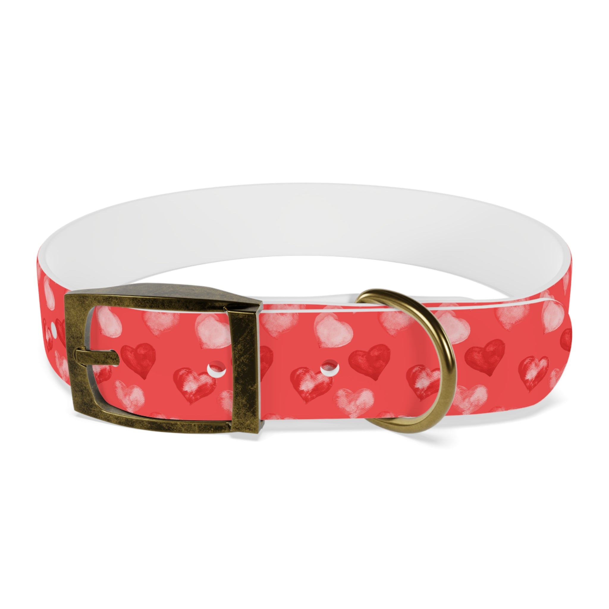 Valentine's Day Hearts Dog Collar