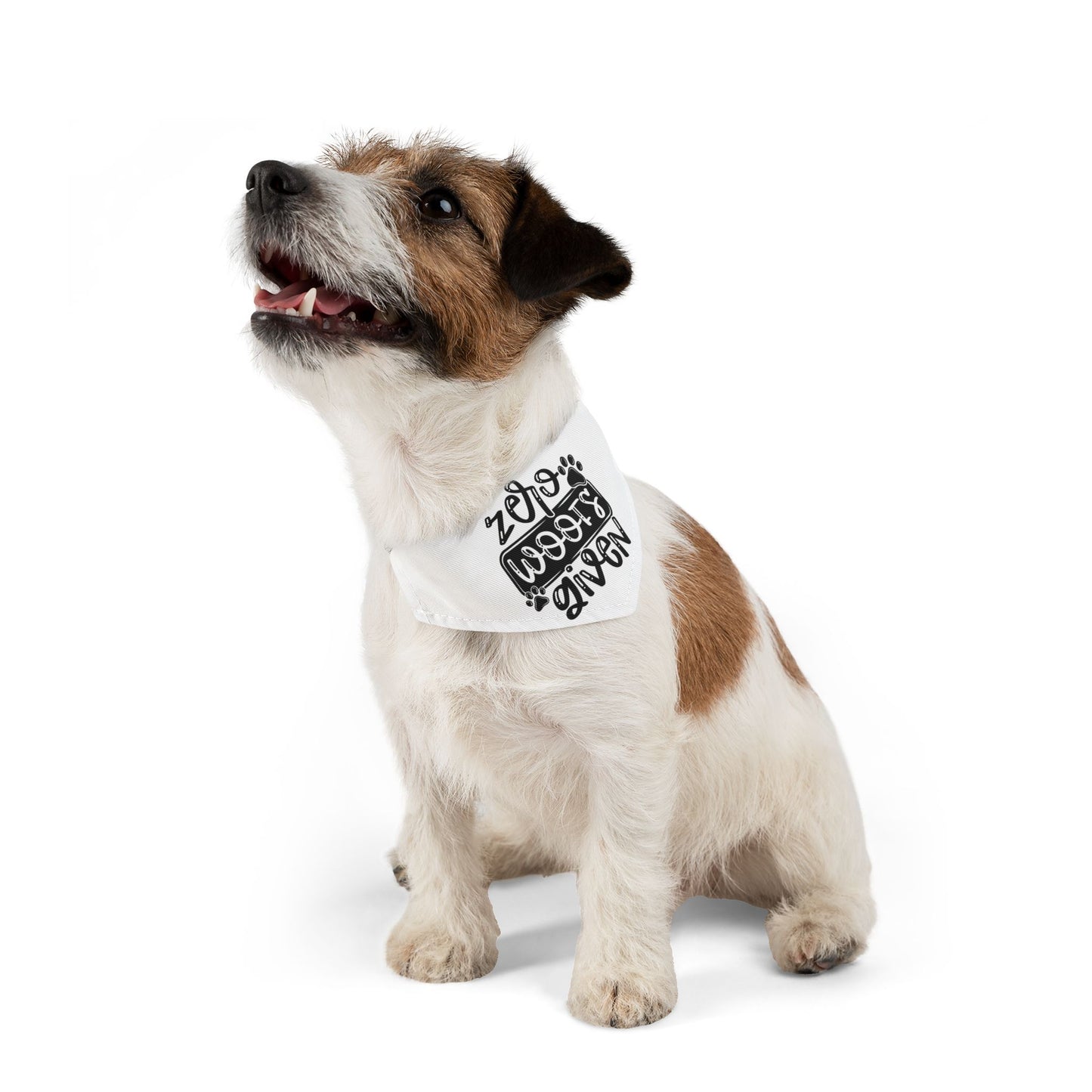 Zero Woofs Given Pet Bandana Collar