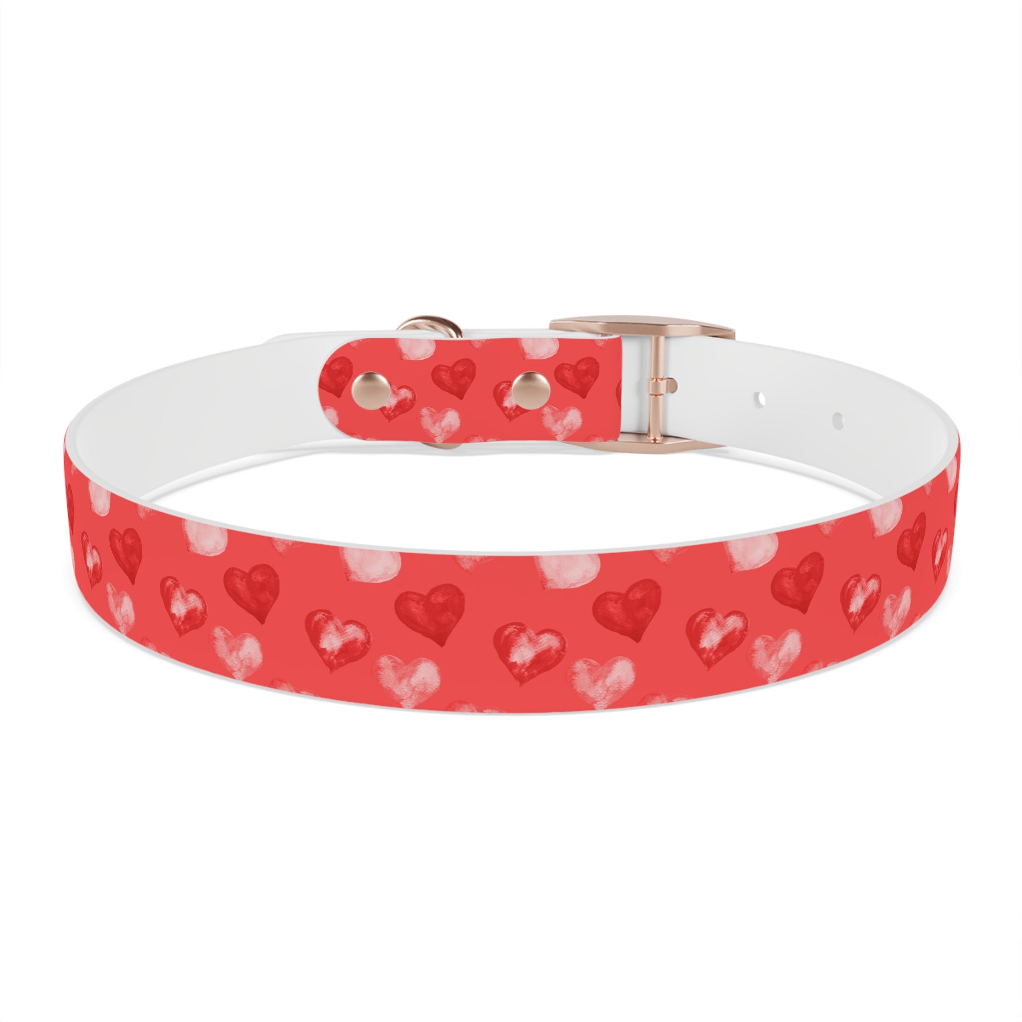 Valentine's Day Hearts Dog Collar