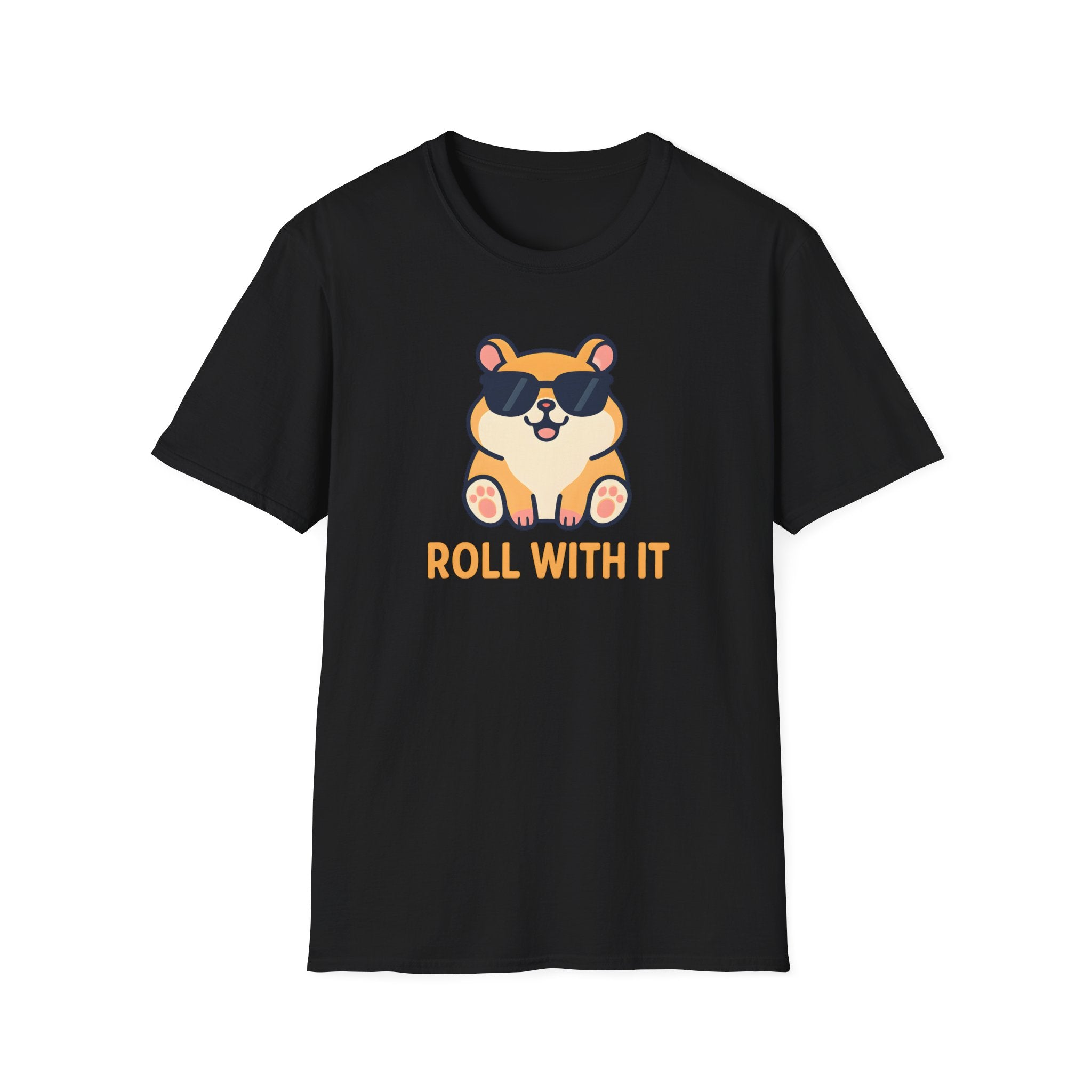 Corgi With Sunglasses Roll With It T-Shirt
