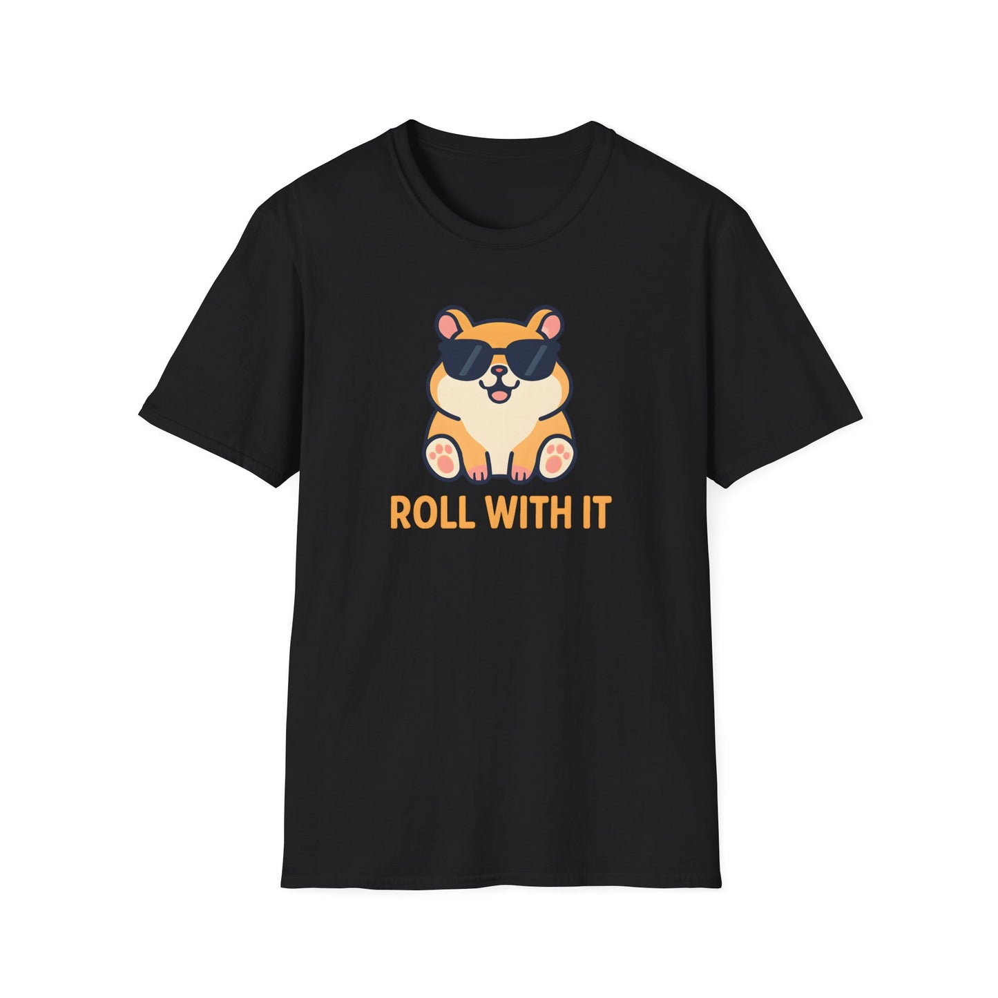 Corgi With Sunglasses Roll With It T-Shirt