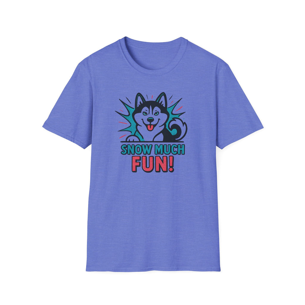 Husky Snow Much Fun T-Shirt
