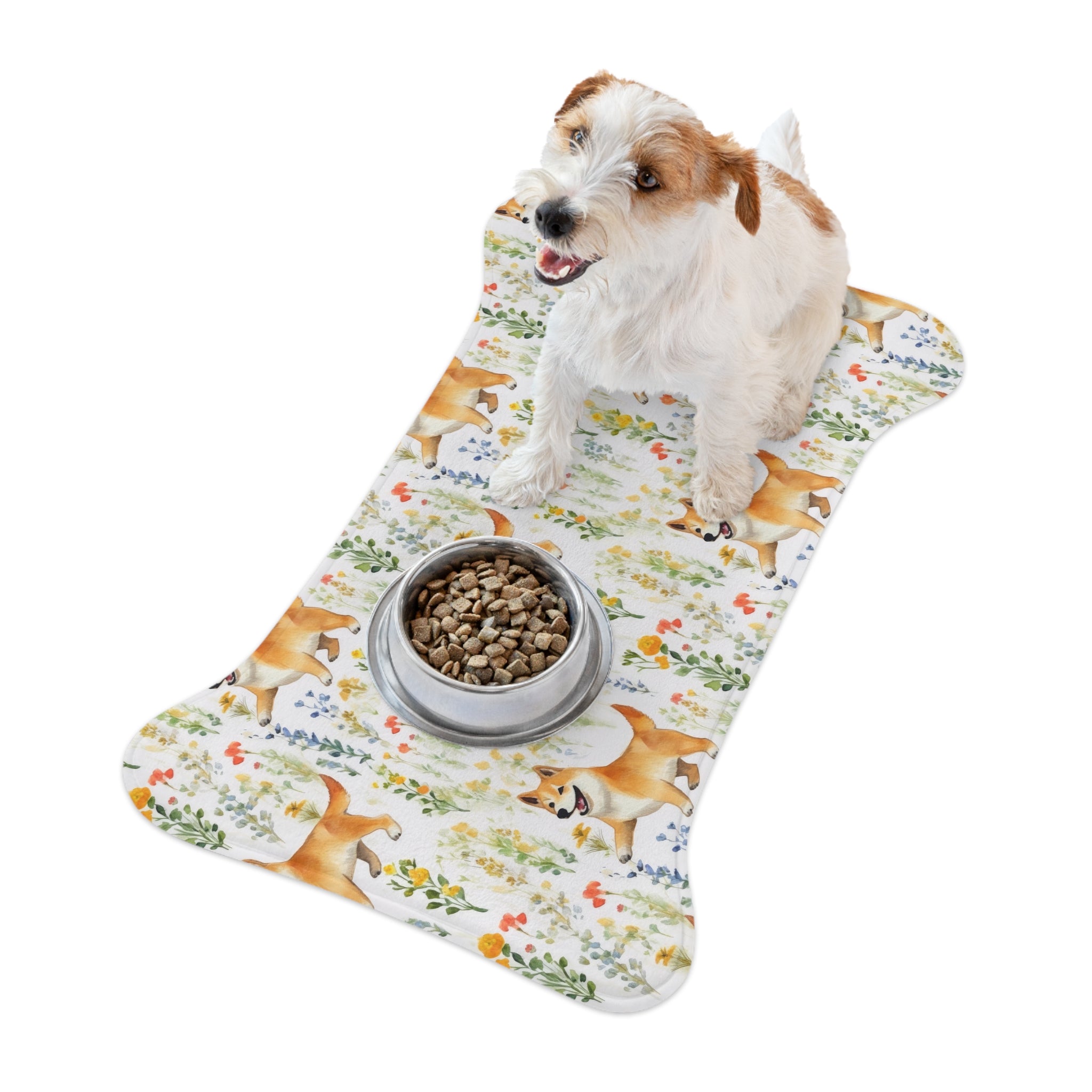 Shibas Pattern Feeding Mat