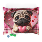 Pug Valentine's Dog Bed